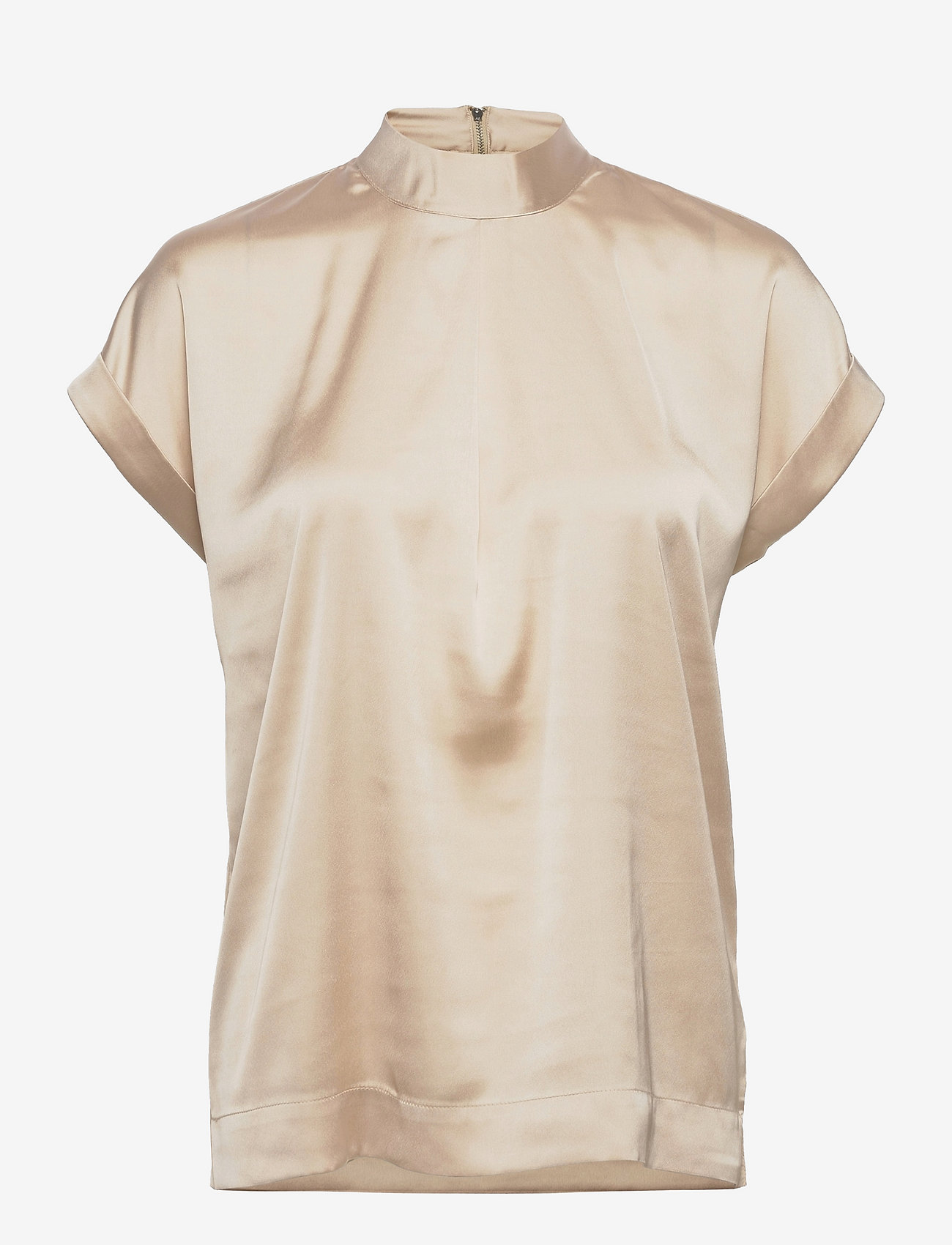 Dante6 - Opium top - short-sleeved blouses - sand - 0