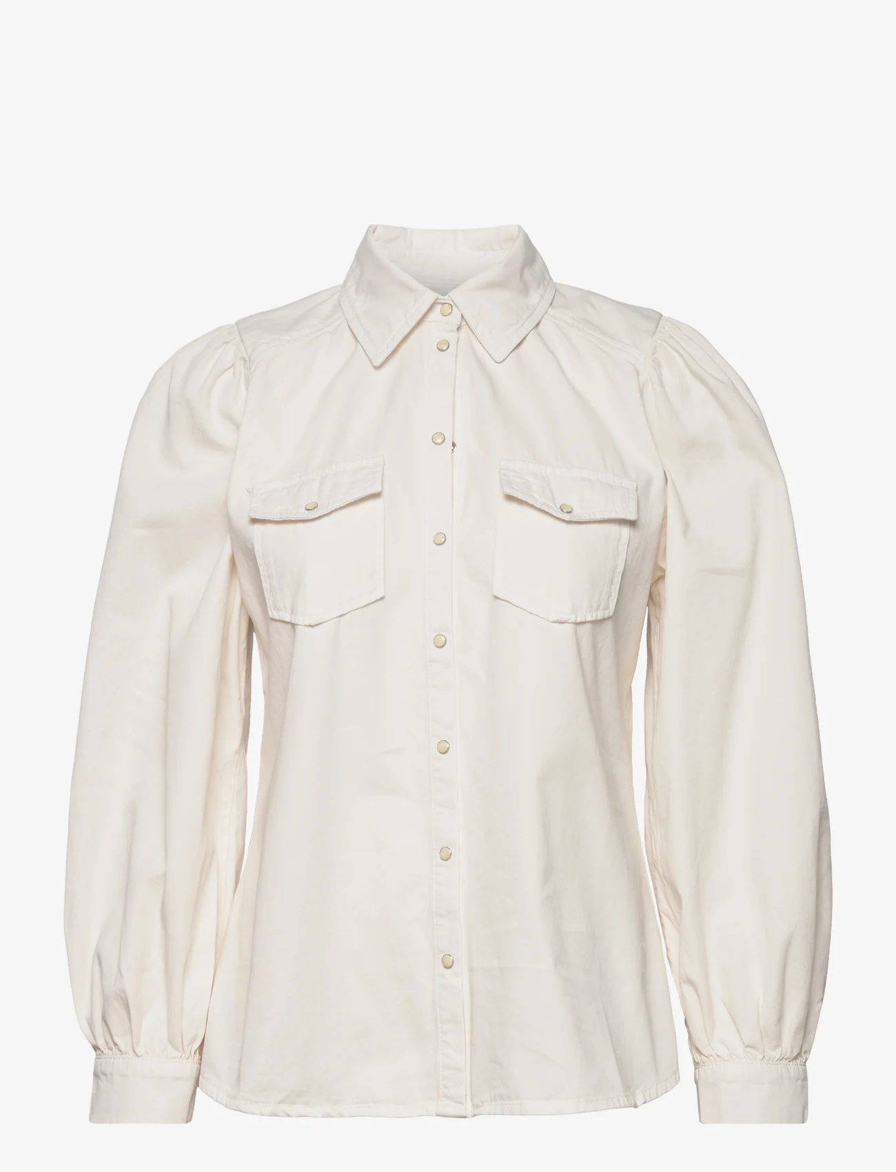 Dante6 - Percey blouse - blouses met lange mouwen - bone - 0