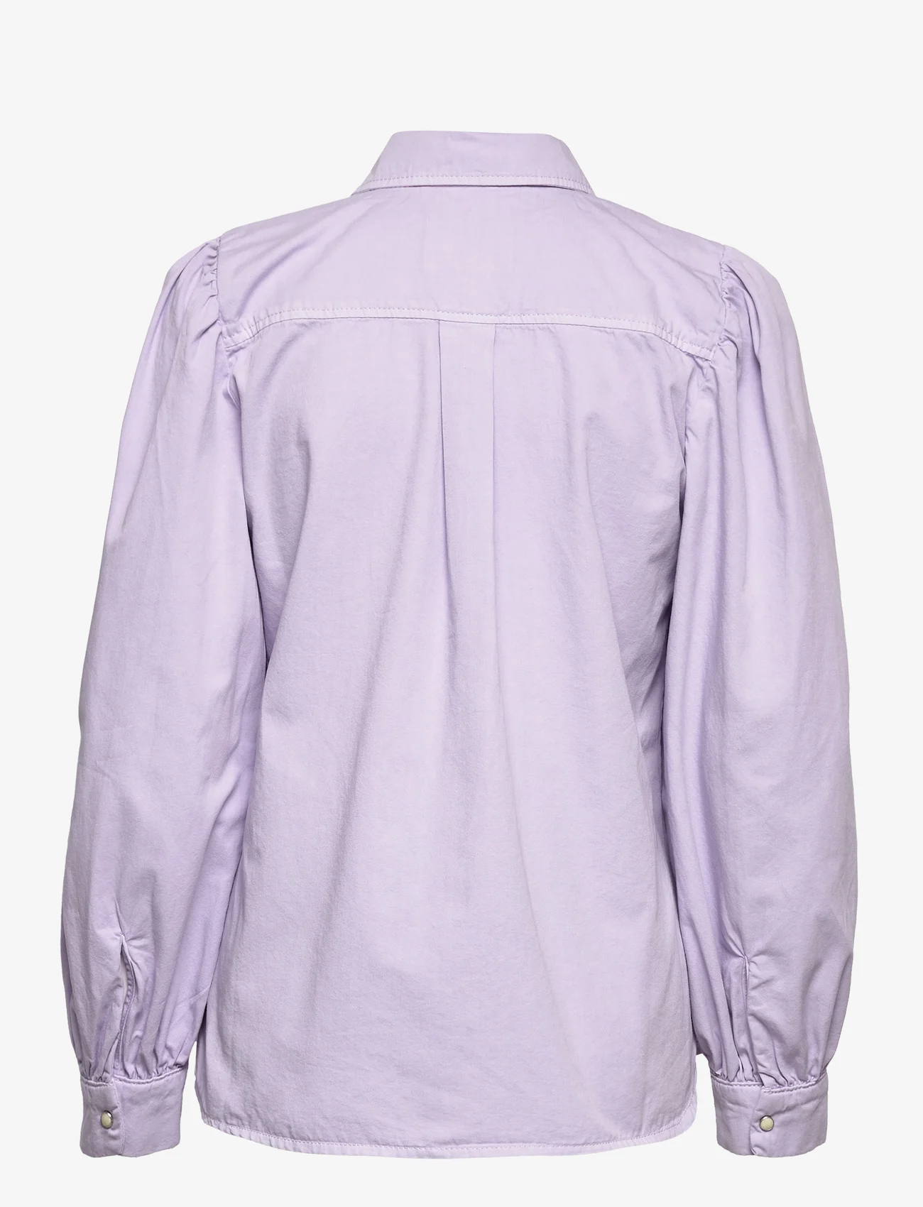Dante6 - Percey blouse - langermede bluser - frost lilac - 1