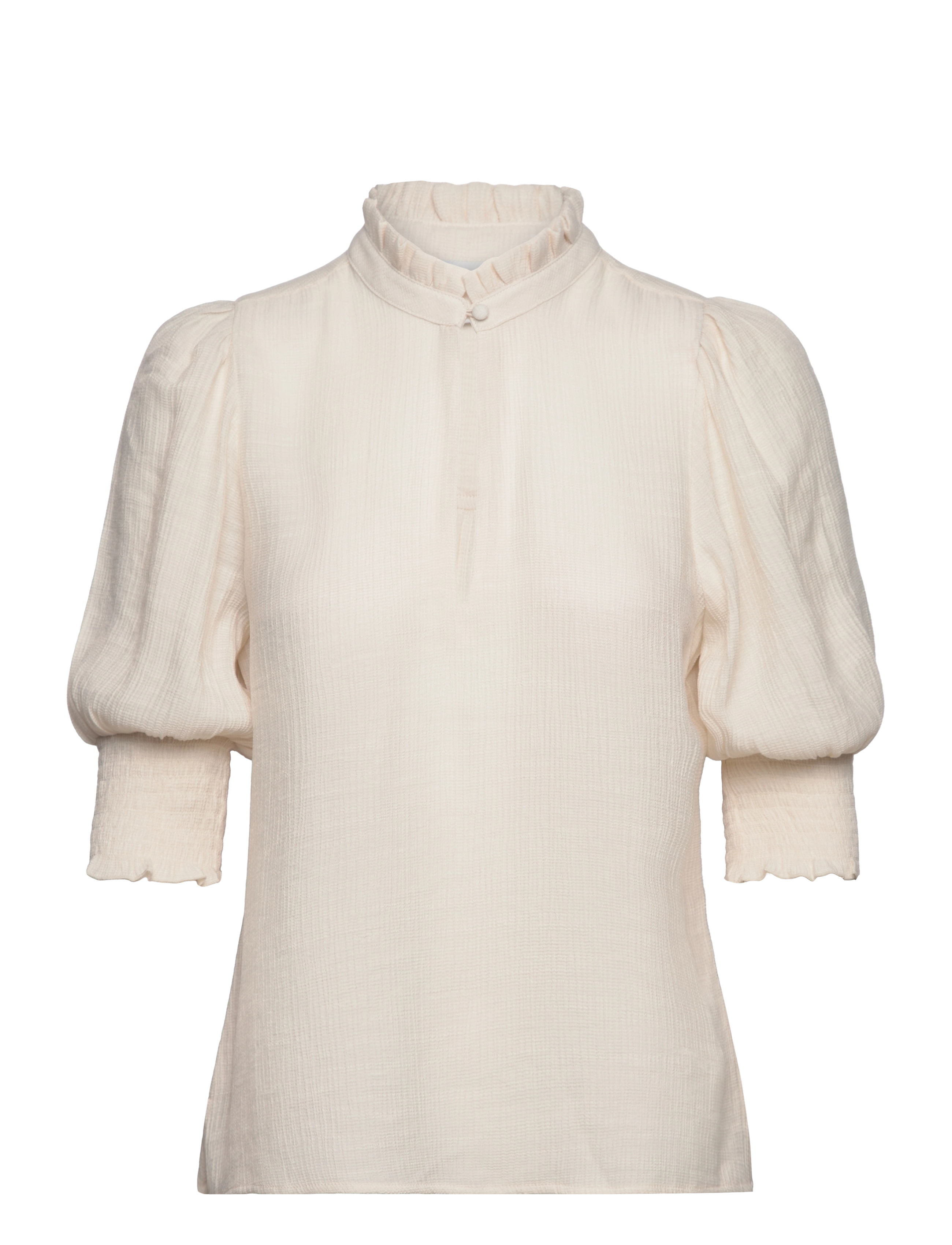 Dante6 - Feline top - lühikeste varrukatega pluusid - butter cream - 0