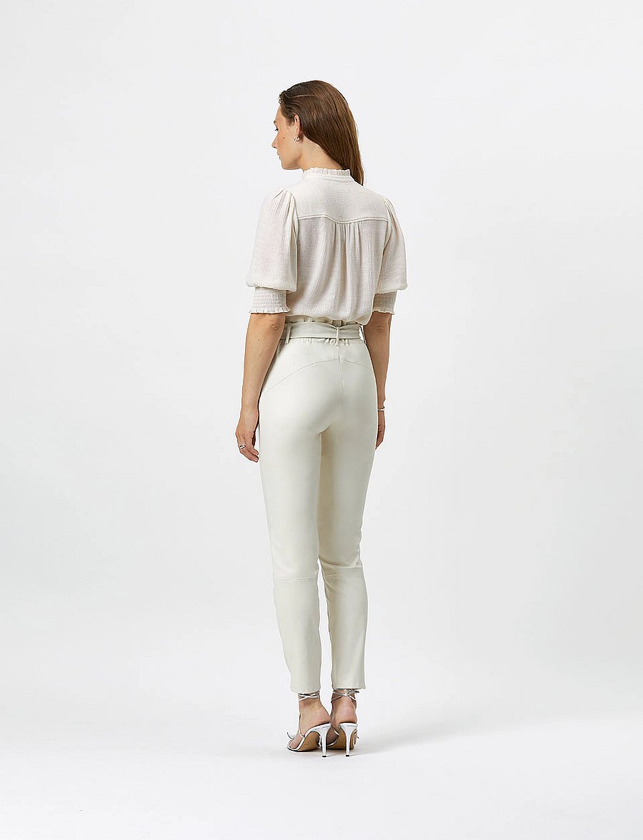 Dante6 - Feline top - kurzämlige blusen - butter cream - 3