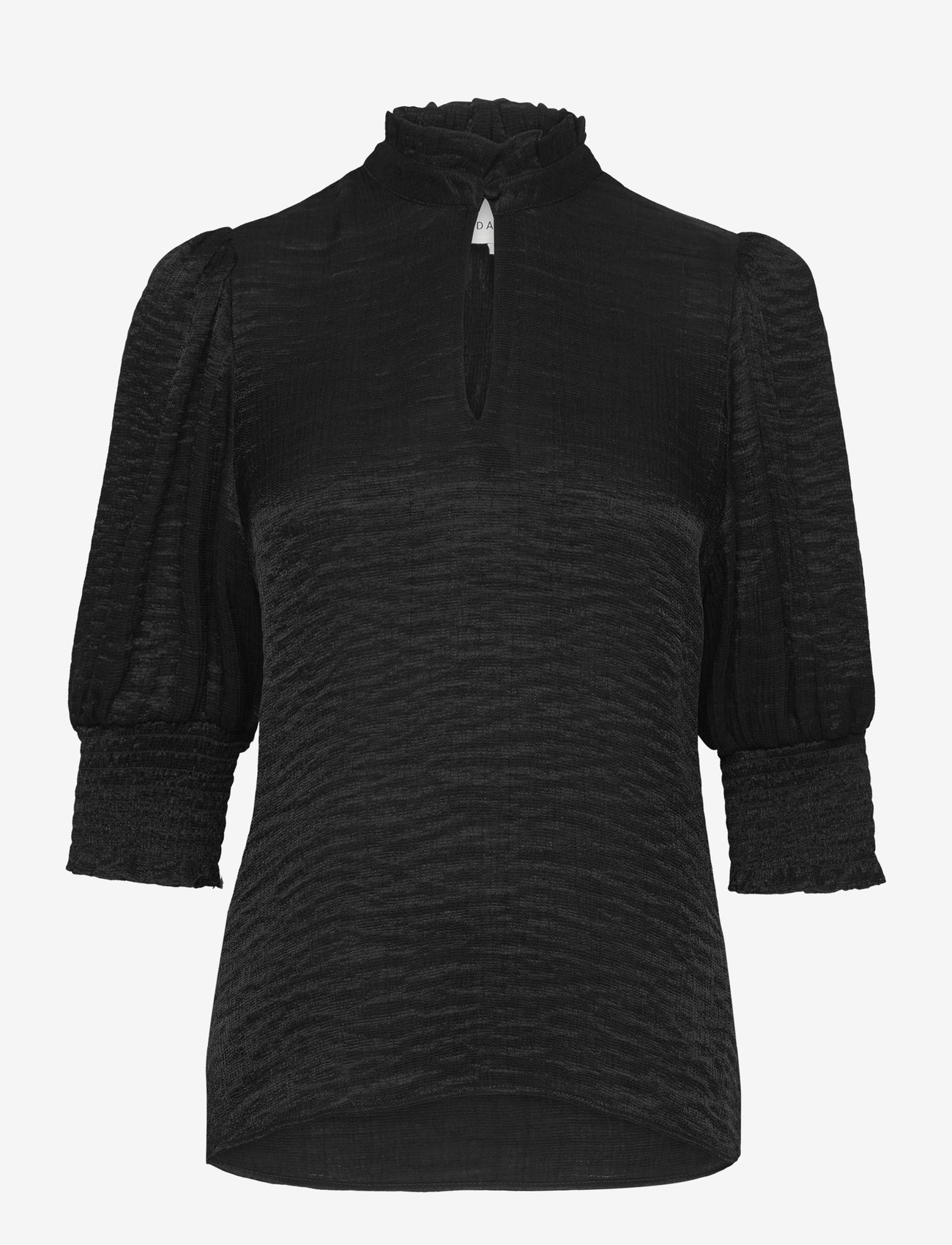 Dante6 - Feline top - short-sleeved blouses - raven - 0