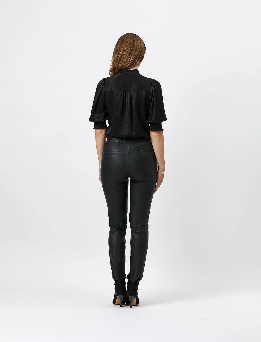 Dante6 - Feline top - kurzärmelige blusen - raven - 3