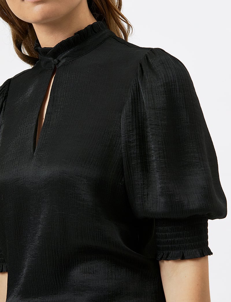 Dante6 - Feline top - lühikeste varrukatega pluusid - raven - 4