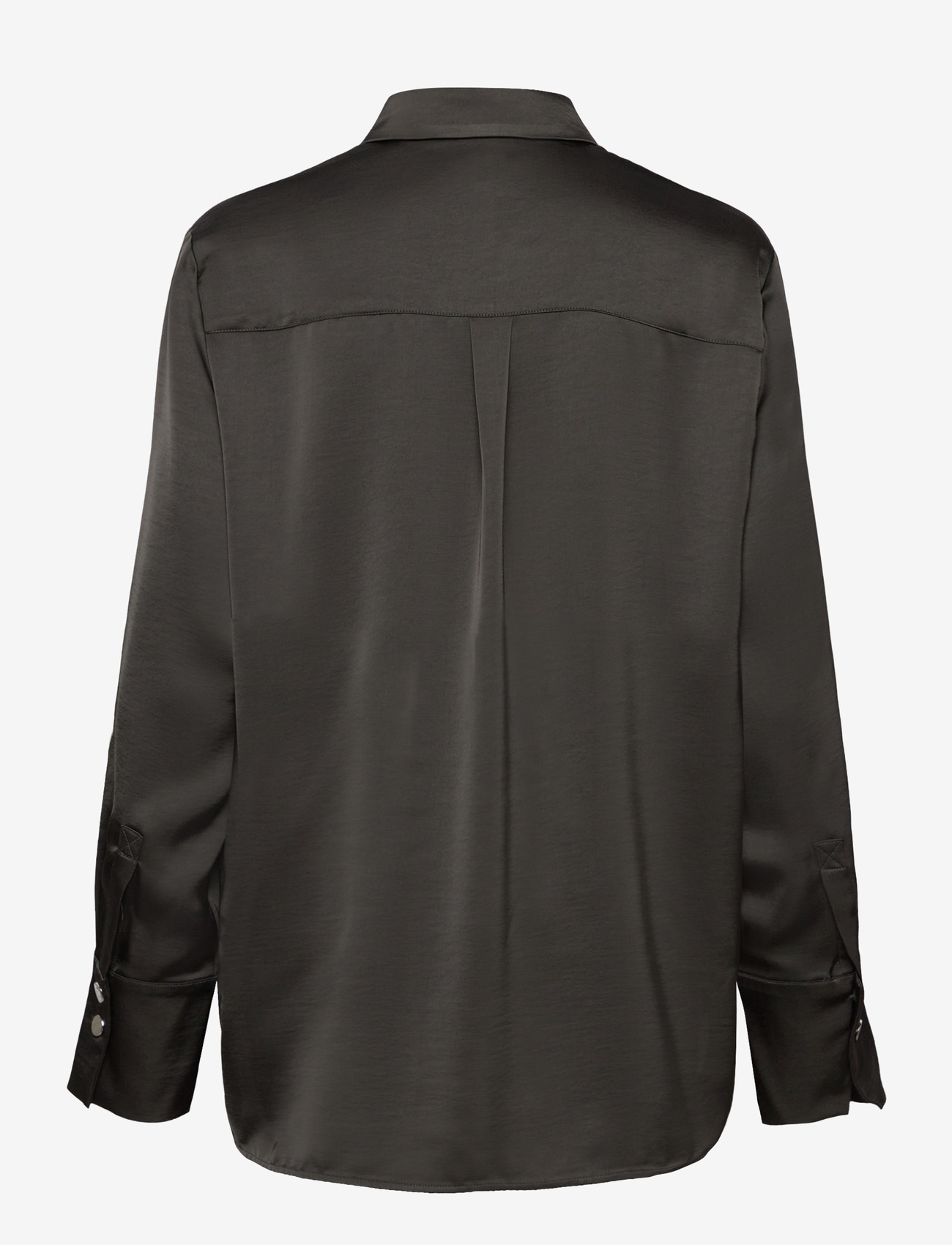 Dante6 - Dante6-Louda satin long shirt - långärmade skjortor - urban grey - 1