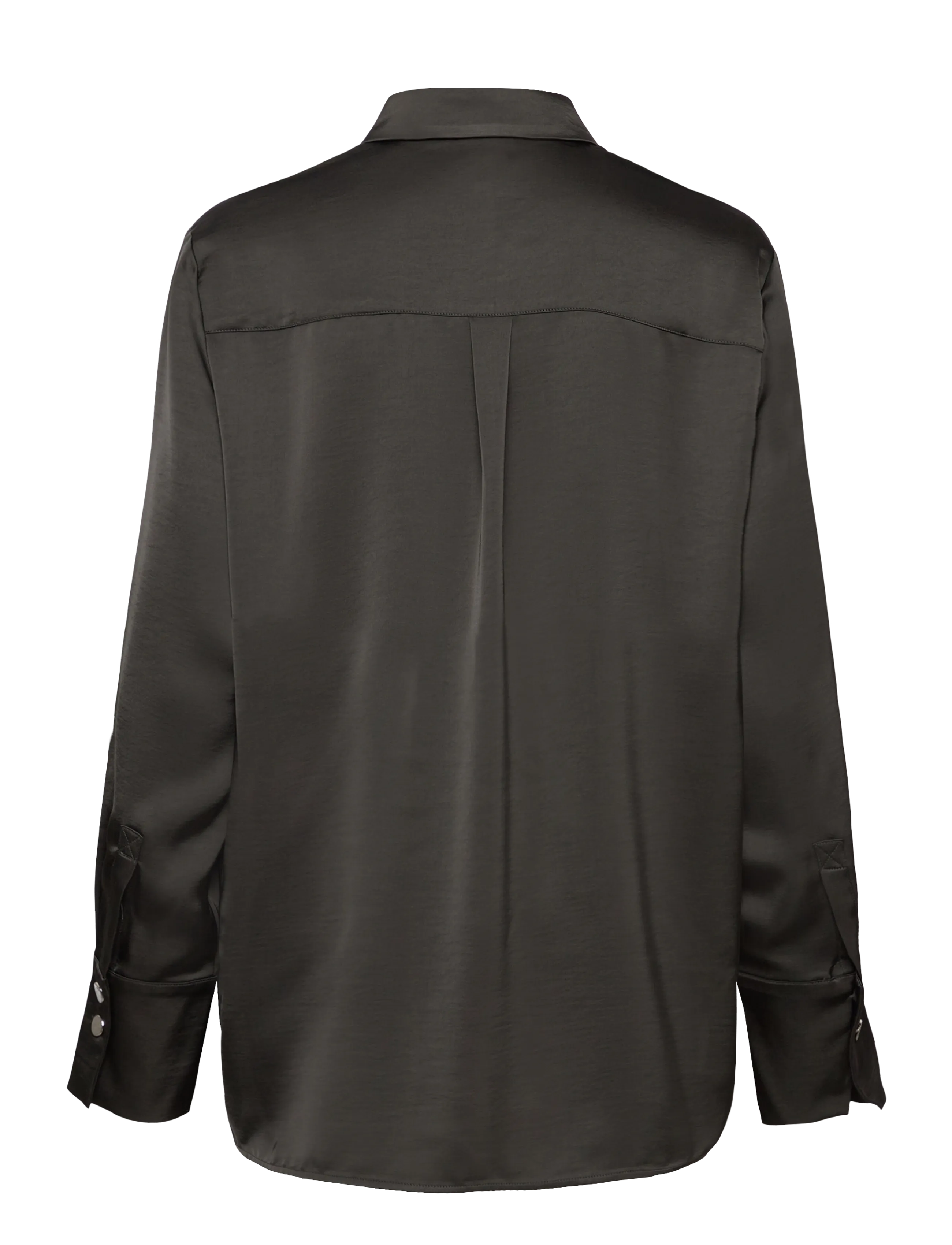 Dante6 - Dante6-Louda satin long shirt - langærmede skjorter - urban grey - 1