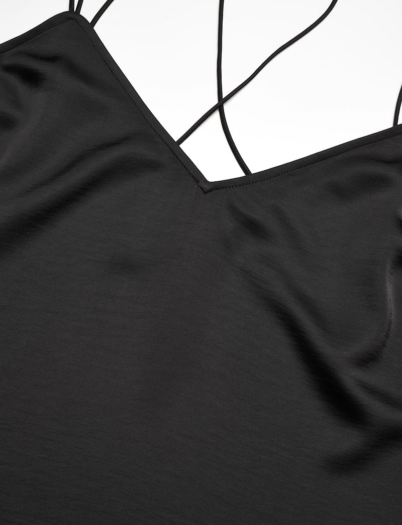 Dante6 - Dante6-Obu satin singlet - topid ja varrukateta alussärgid - raven - 2