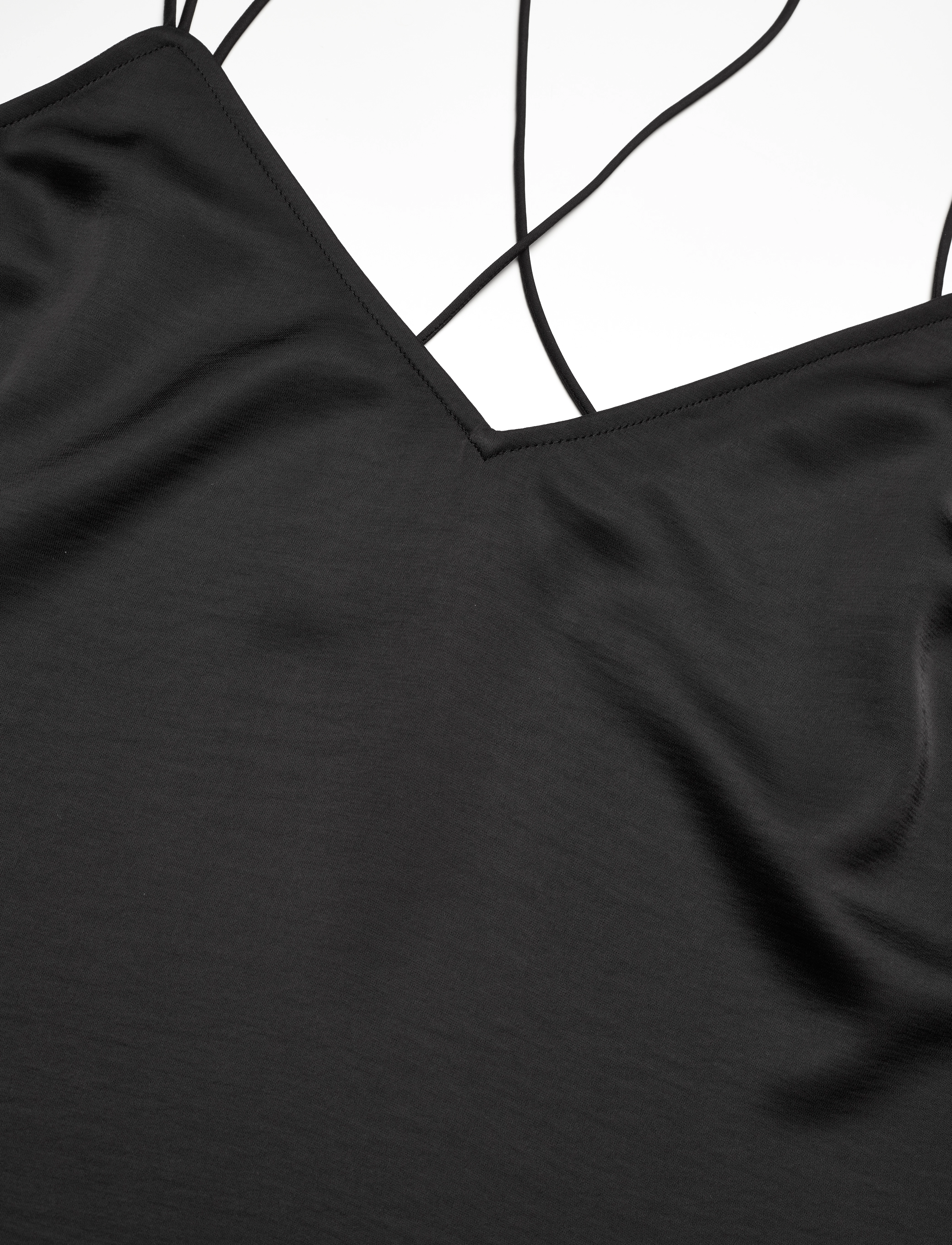 Dante6 - Obu satin singlet - linnen - raven - 2