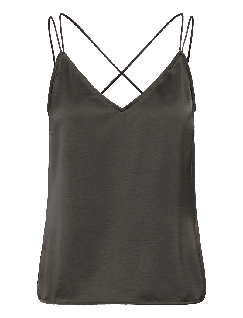 Dante6 - Obu satin singlet - Ärmellose tops - urban grey - 0