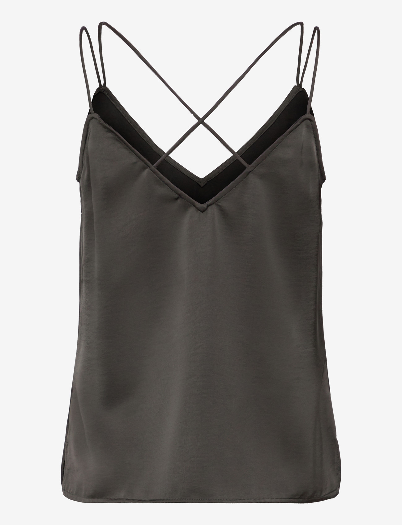 Dante6 - Obu satin singlet - tanktops - urban grey - 1