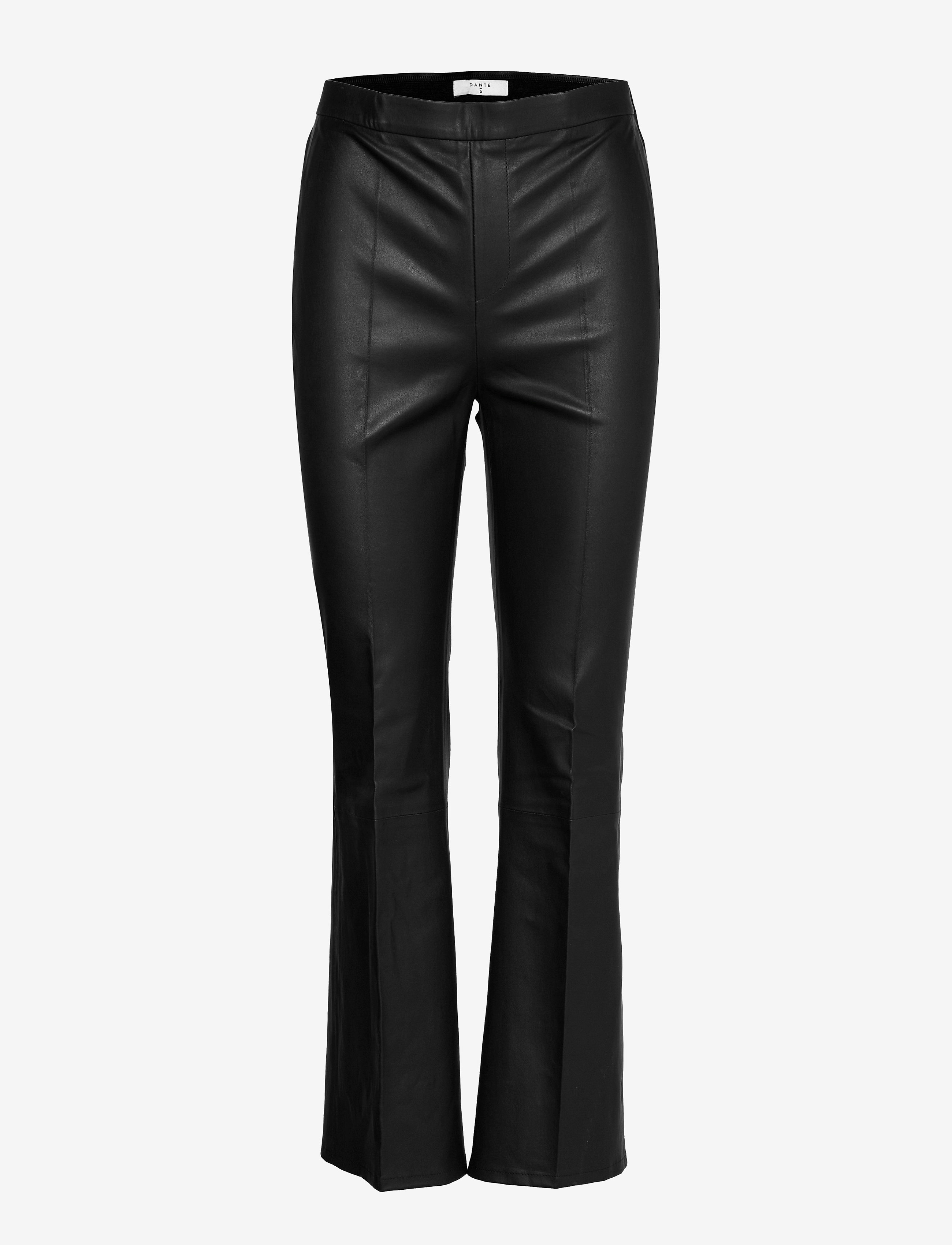 Dante6 Tyson crop flare leather pants - Kleidung - RAVEN / black