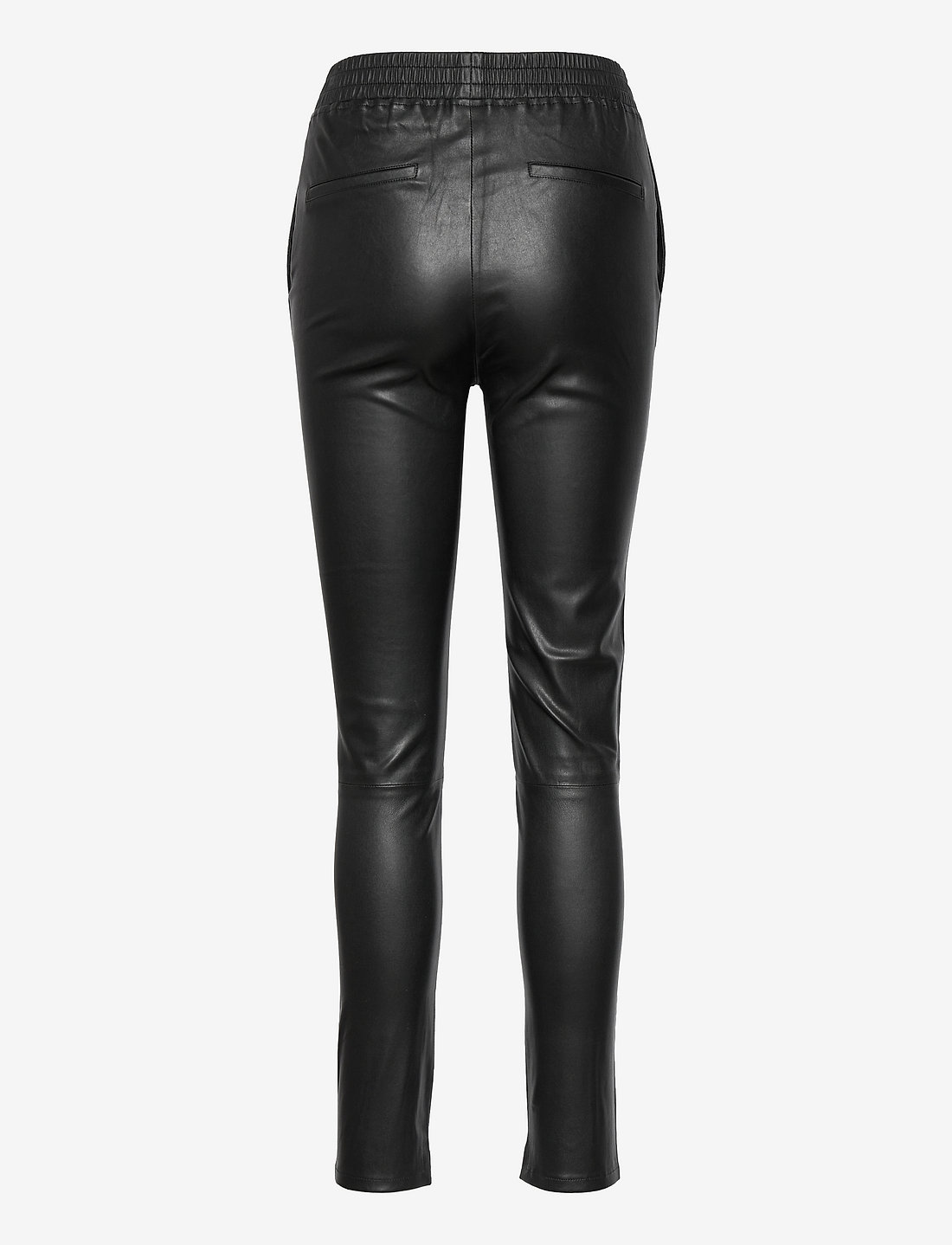 Stretch best sale leather trousers