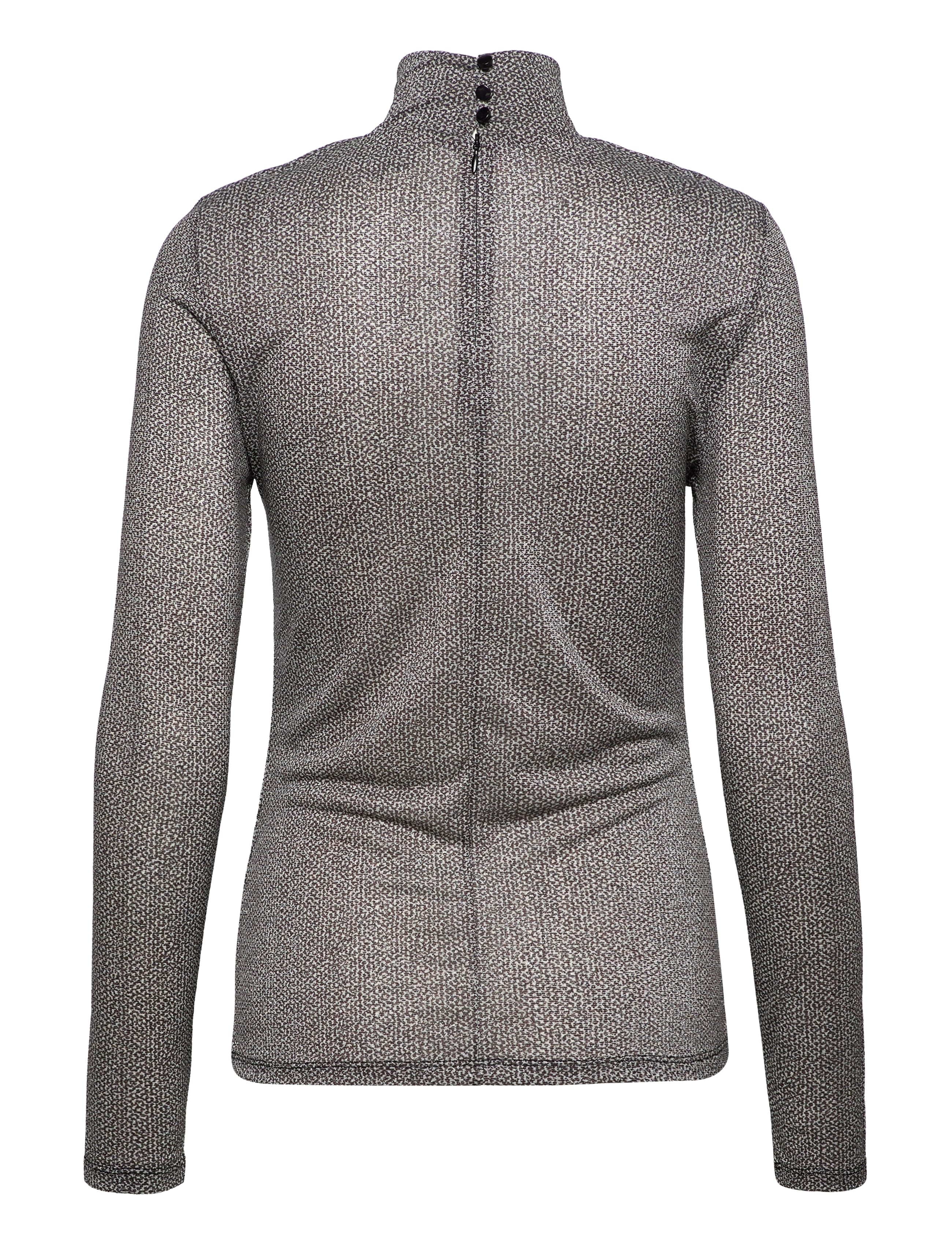 Dante6 - Roux print lurex top - langærmede toppe - multicolour - 1