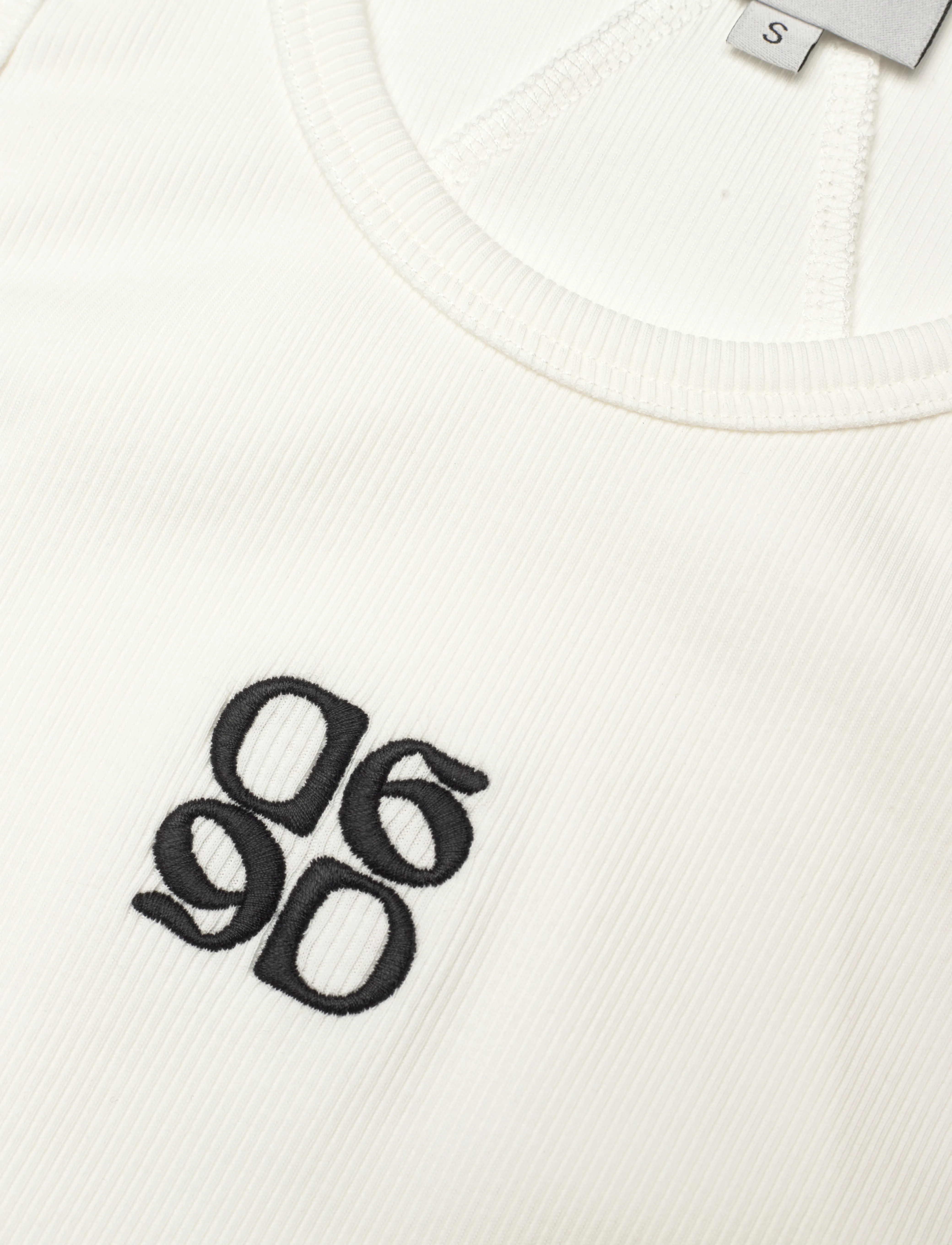 Dante6 - Monogram Top - Ärmellose tops - optic white - 2