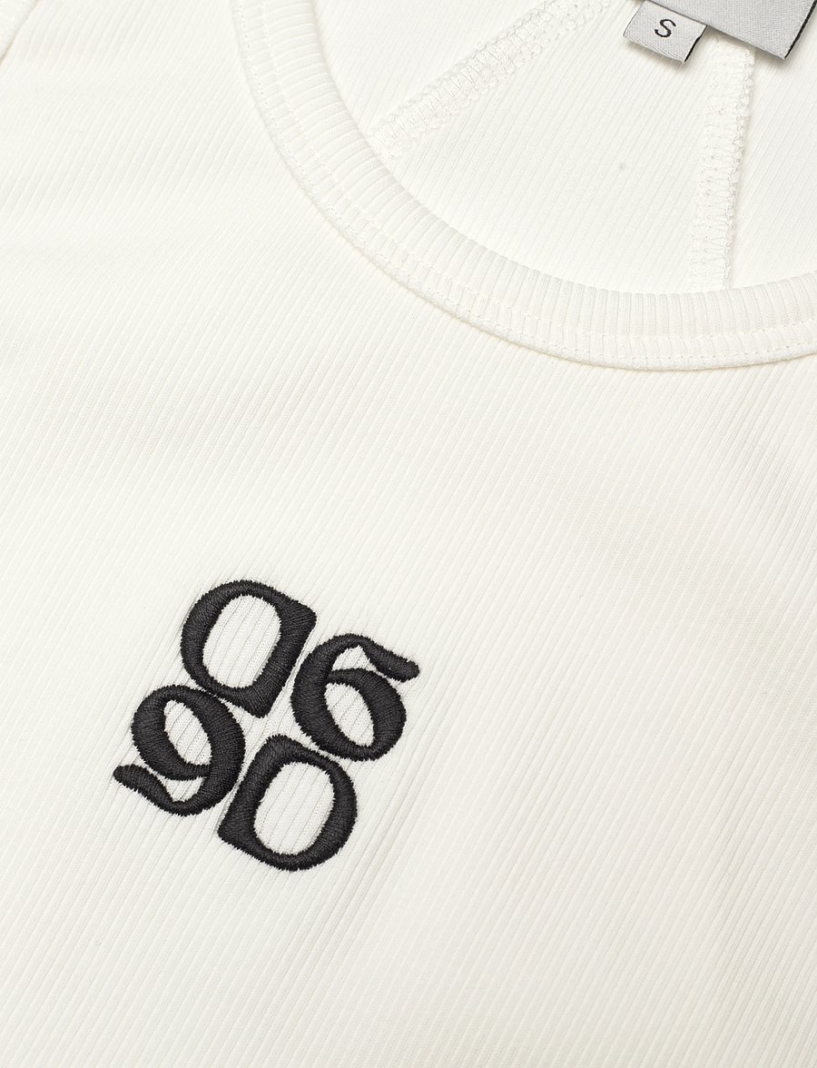 Dante6 - Monogram Top - linnen - optic white - 5