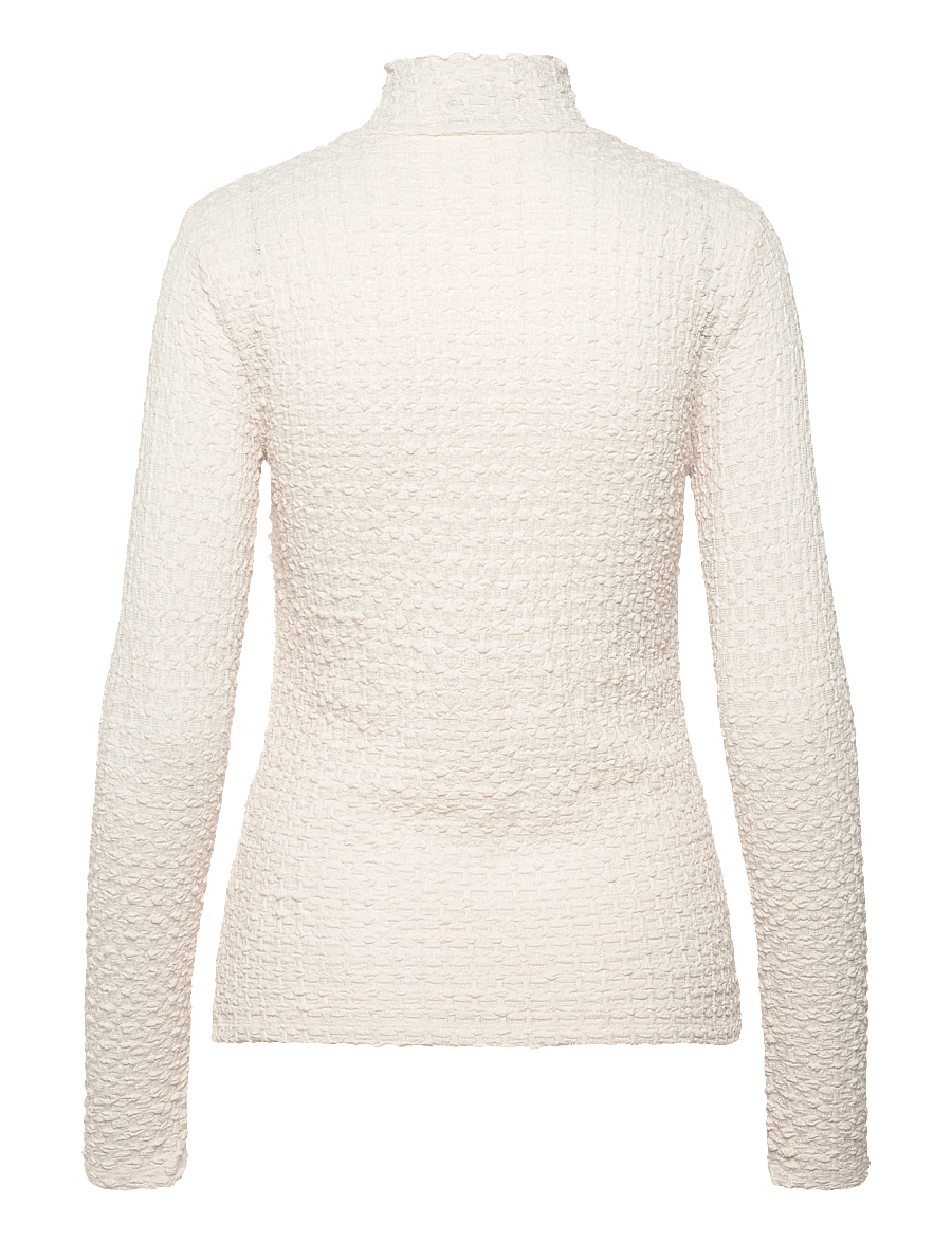 Dante6 - Dante6-Zane structured layering top - langärmlige tops - butter cream - 1