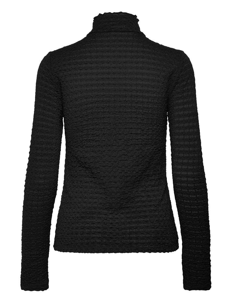 Dante6 - Dante6-Zane structured layering top - pikkade varrukatega alussärgid - raven - 1