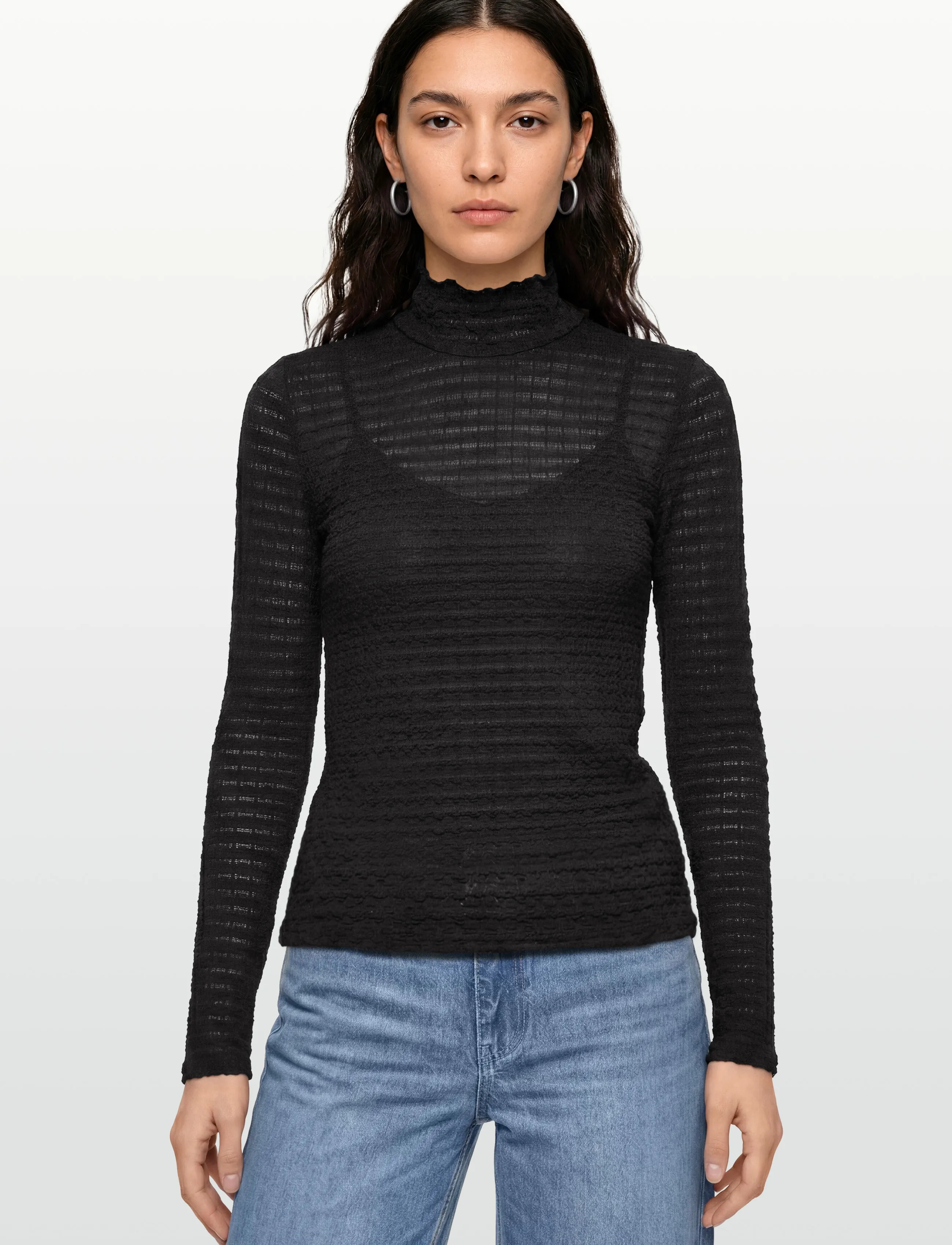 Dante6 - Dante6-Zane structured layering top - t-shirts met lange mouwen - raven - 3