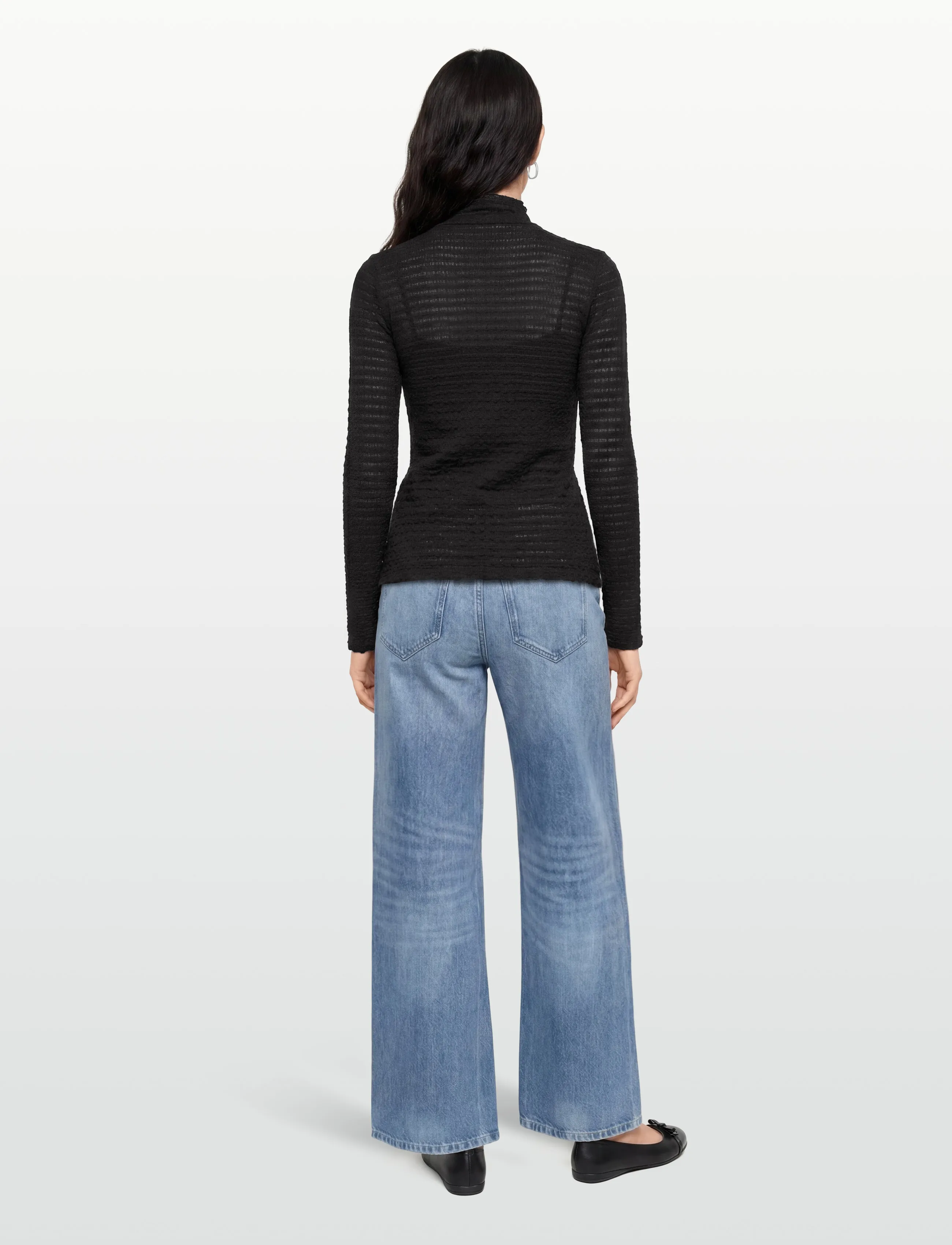 Dante6 - Dante6-Zane structured layering top - t-shirts met lange mouwen - raven - 4