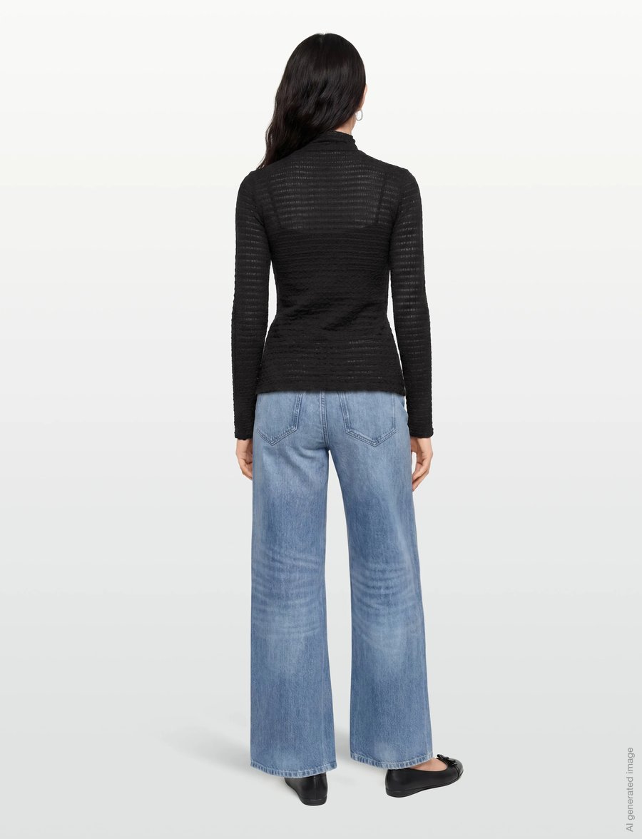 Dante6 - Dante6-Zane structured layering top - langärmlige tops - raven - 4