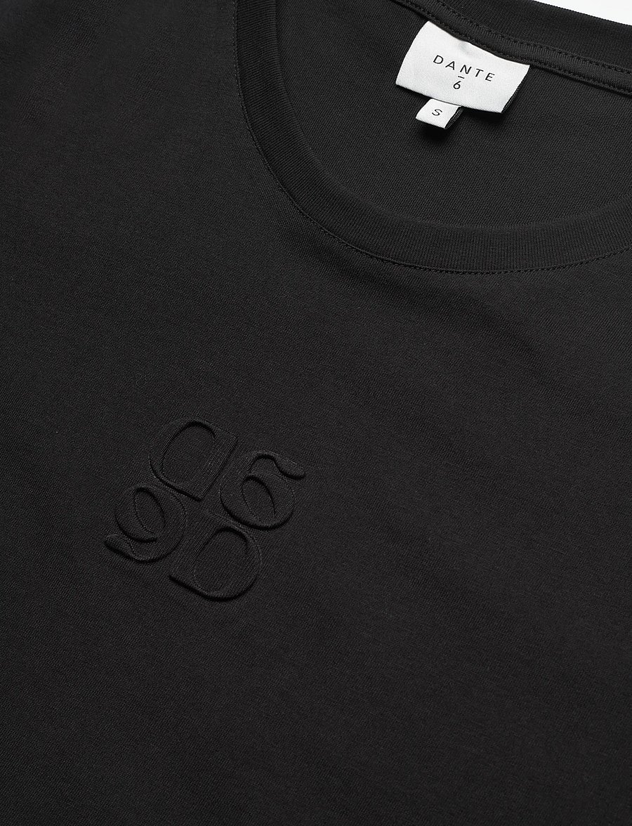 Dante6 - Dante6-Sparrow detail logo tee - Ärmellose tops - raven - 2