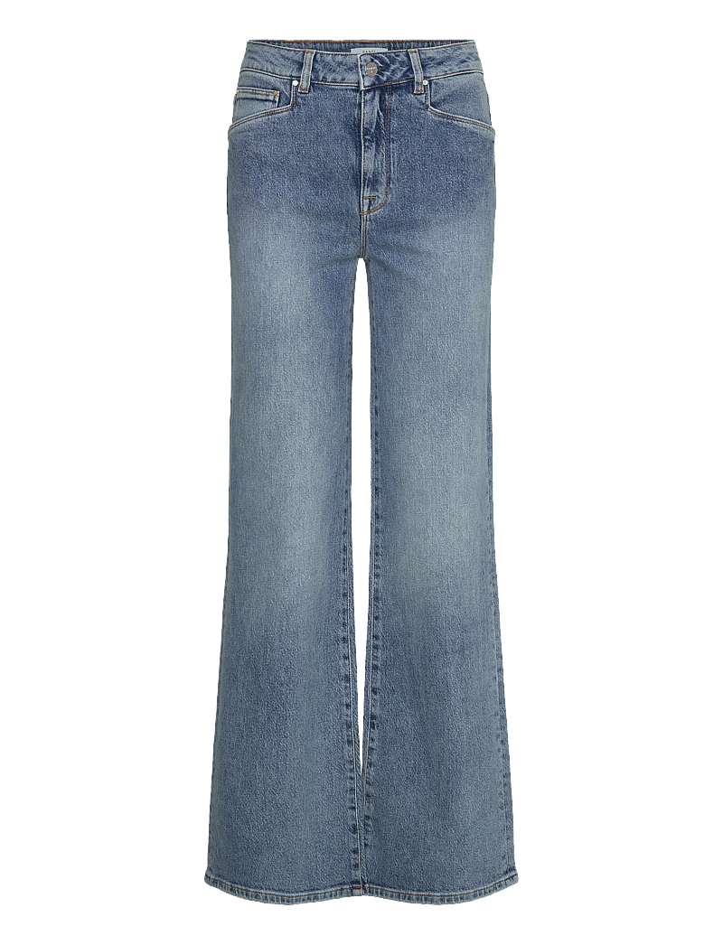 Dante6 - Bella wide leg jeans - hosen mit weitem bein - washed blue - 0