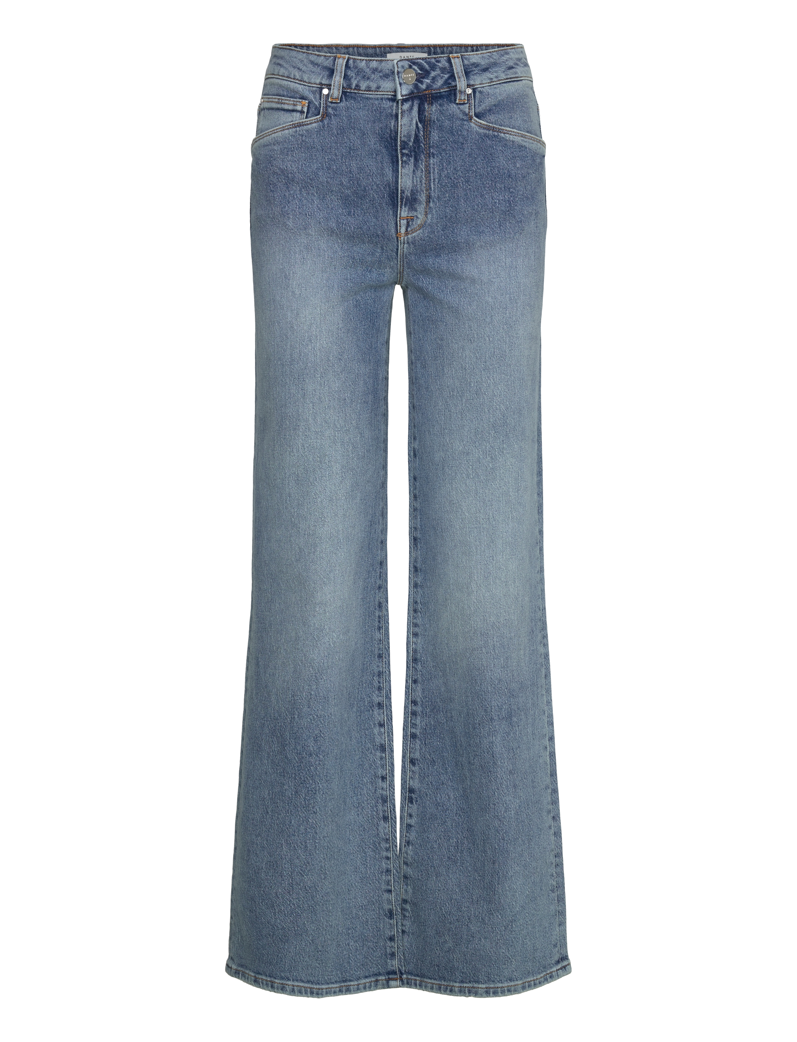Dante6 Dante6-Bella wide leg jeans - Tøj - WASHED BLUE / blue