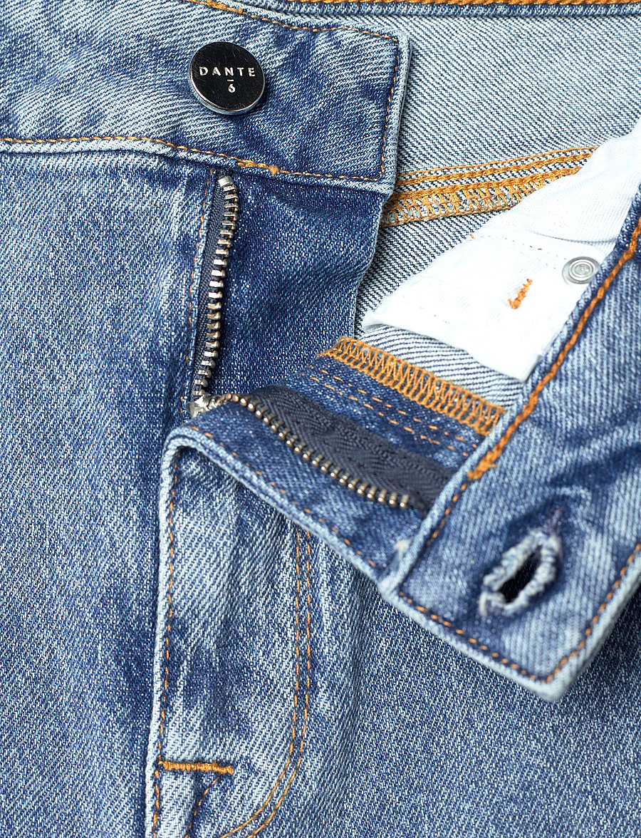 Dante6 - Bella wide leg jeans - laia säärega teksad - washed blue - 3
