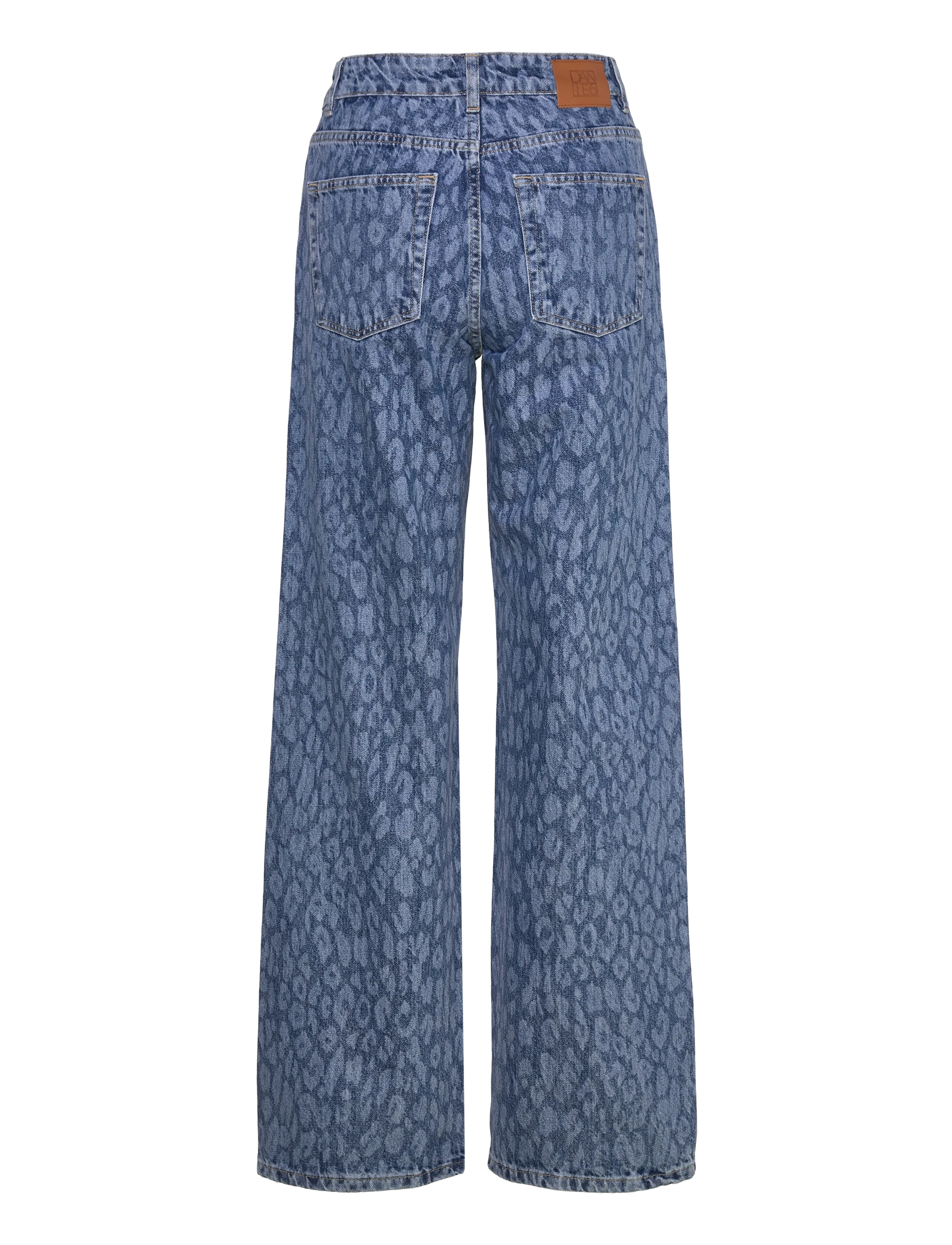 Dante6 - Dante6-Nuit leopard wide leg jeans - brede jeans - washed blue - 1