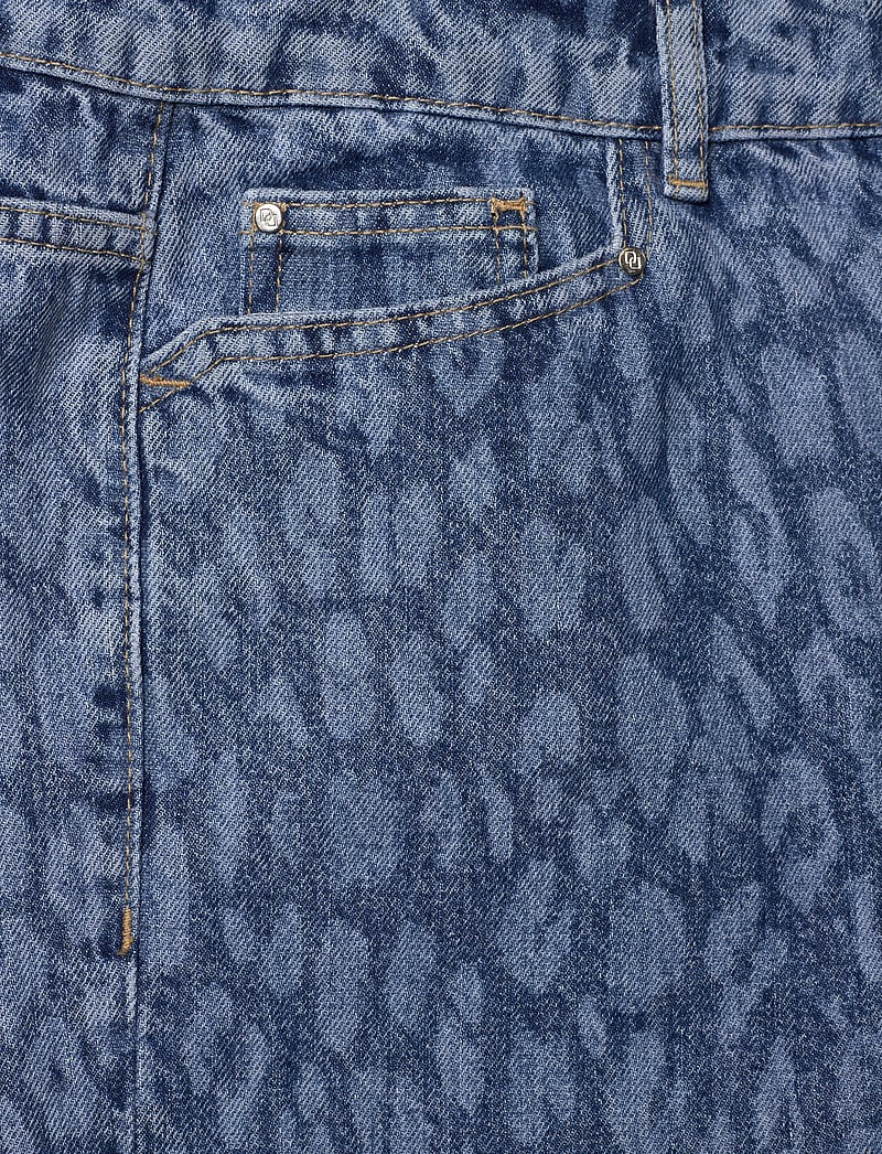 Dante6 - Dante6-Nuit leopard wide leg jeans - hosen mit weitem bein - washed blue - 3