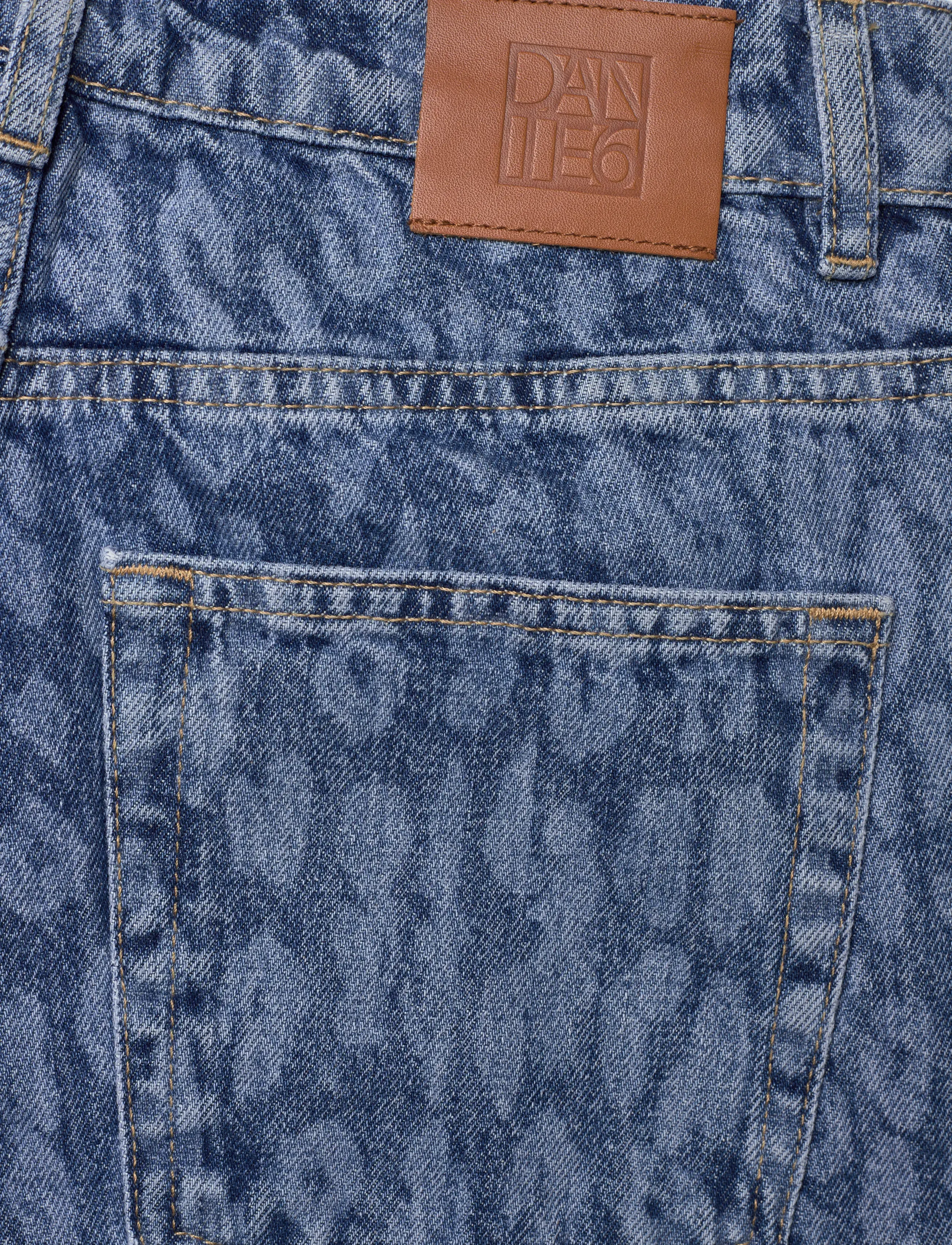 Dante6 - Dante6-Nuit leopard wide leg jeans - brede jeans - washed blue - 4
