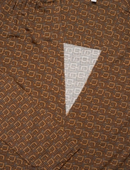Dante6 - Momon monogram print dress - wikkeljurken - deep grey - 2