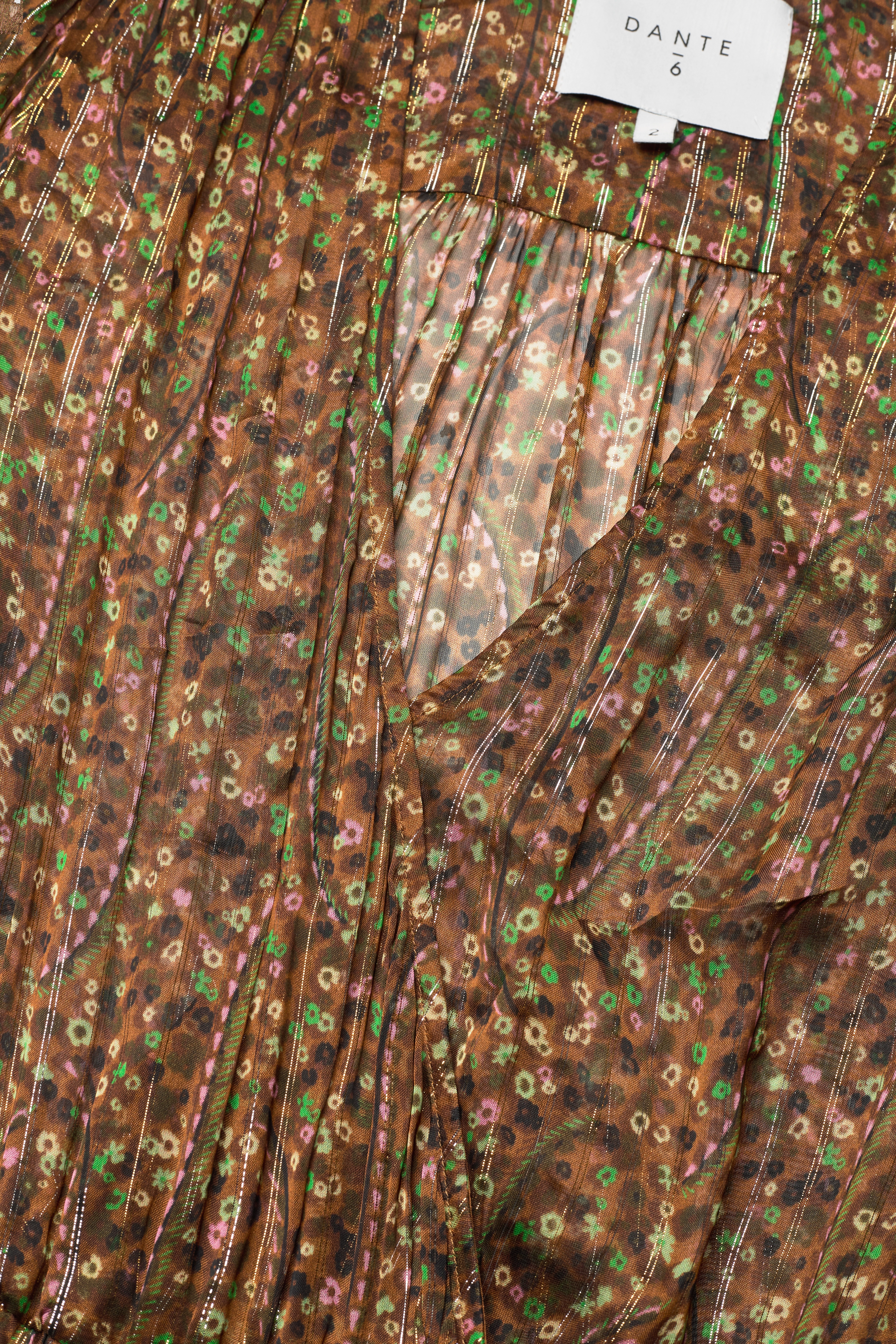 Dante6 - Flirty print long dress - slå-om-kjoler - multicolour - 2