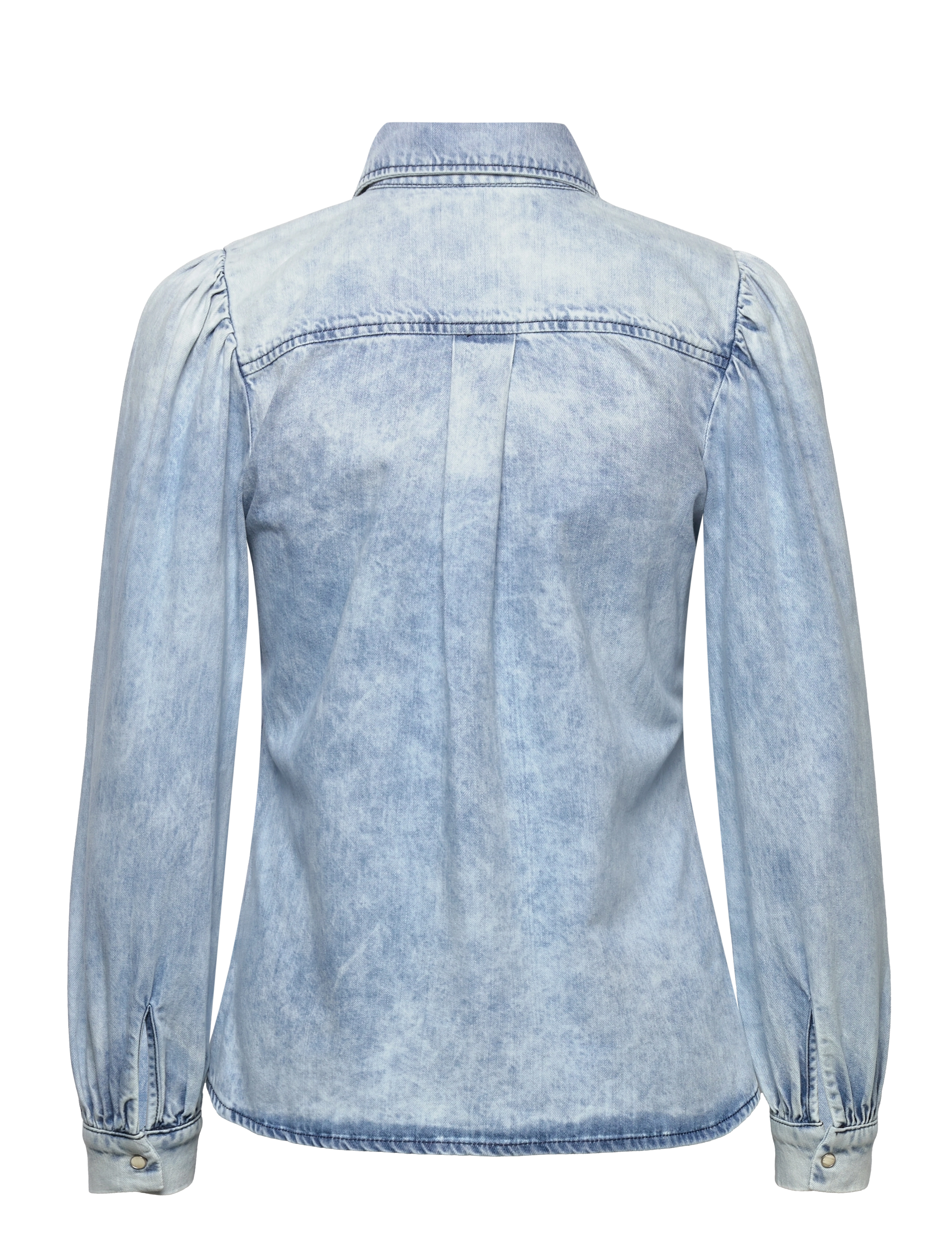 Dante6 - Percey denim blouse - sky blue - 1