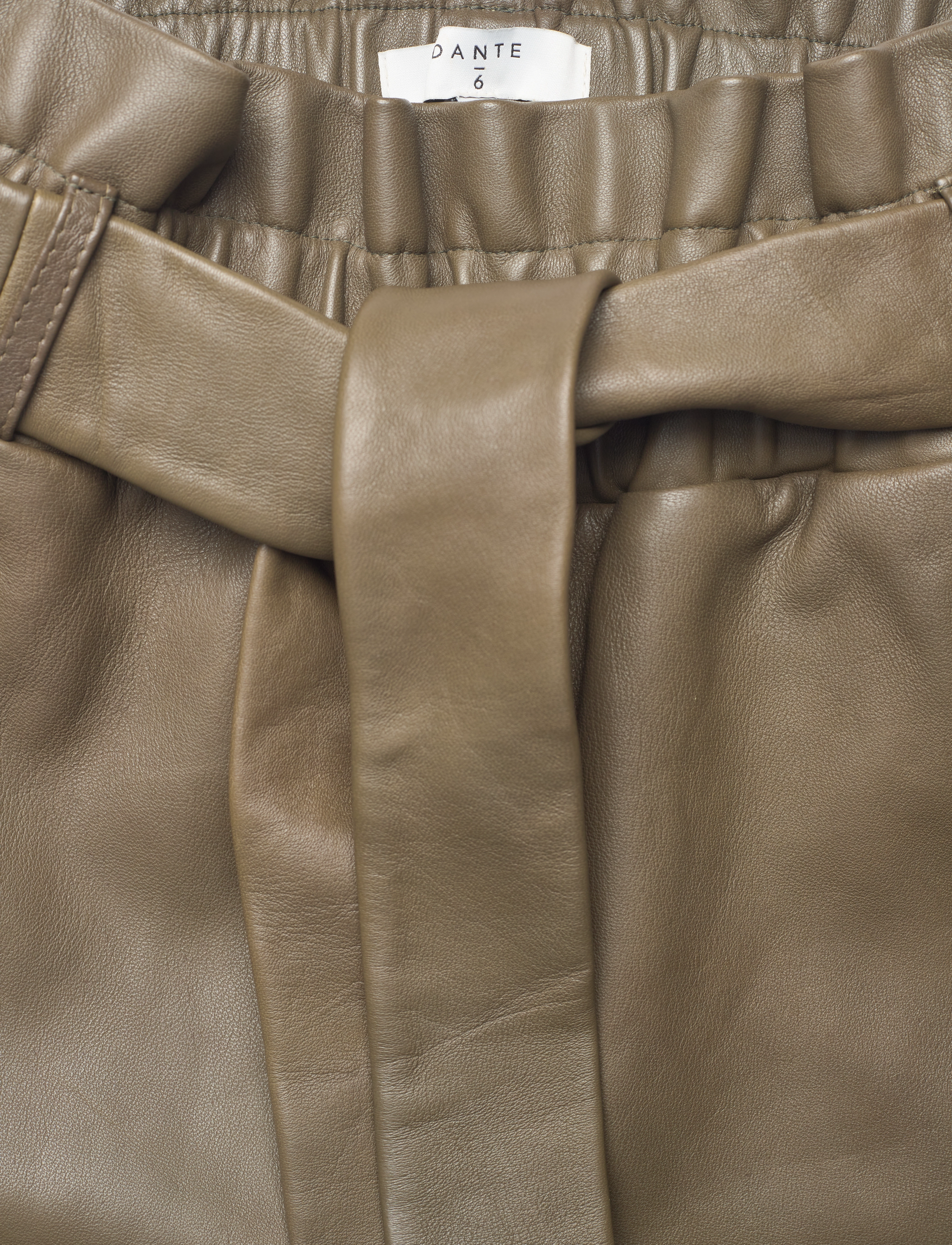 Dante6 - Duncan leather pants - olive green - 5