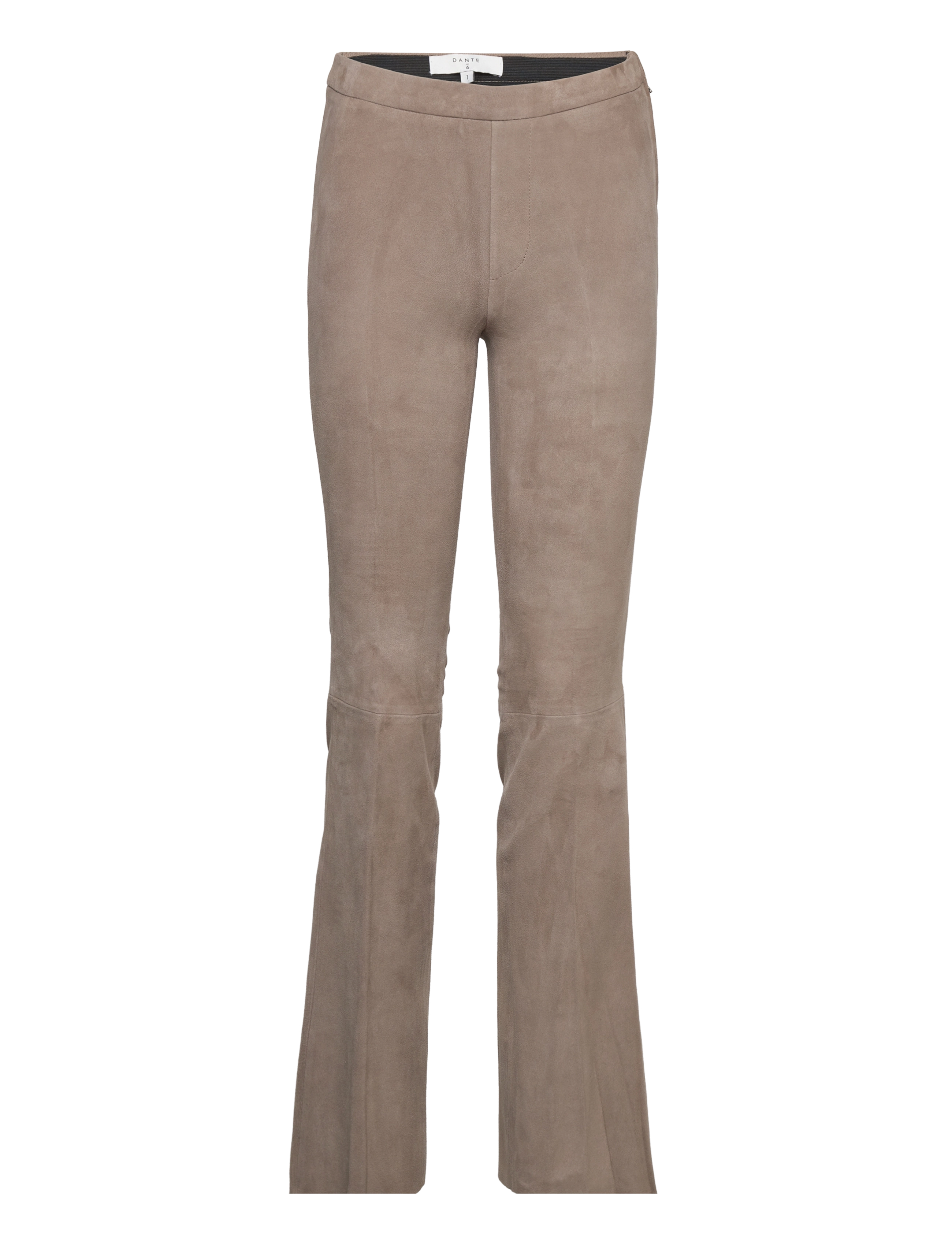 Dante6 - Dollmann flare suede pants - light mud - 0