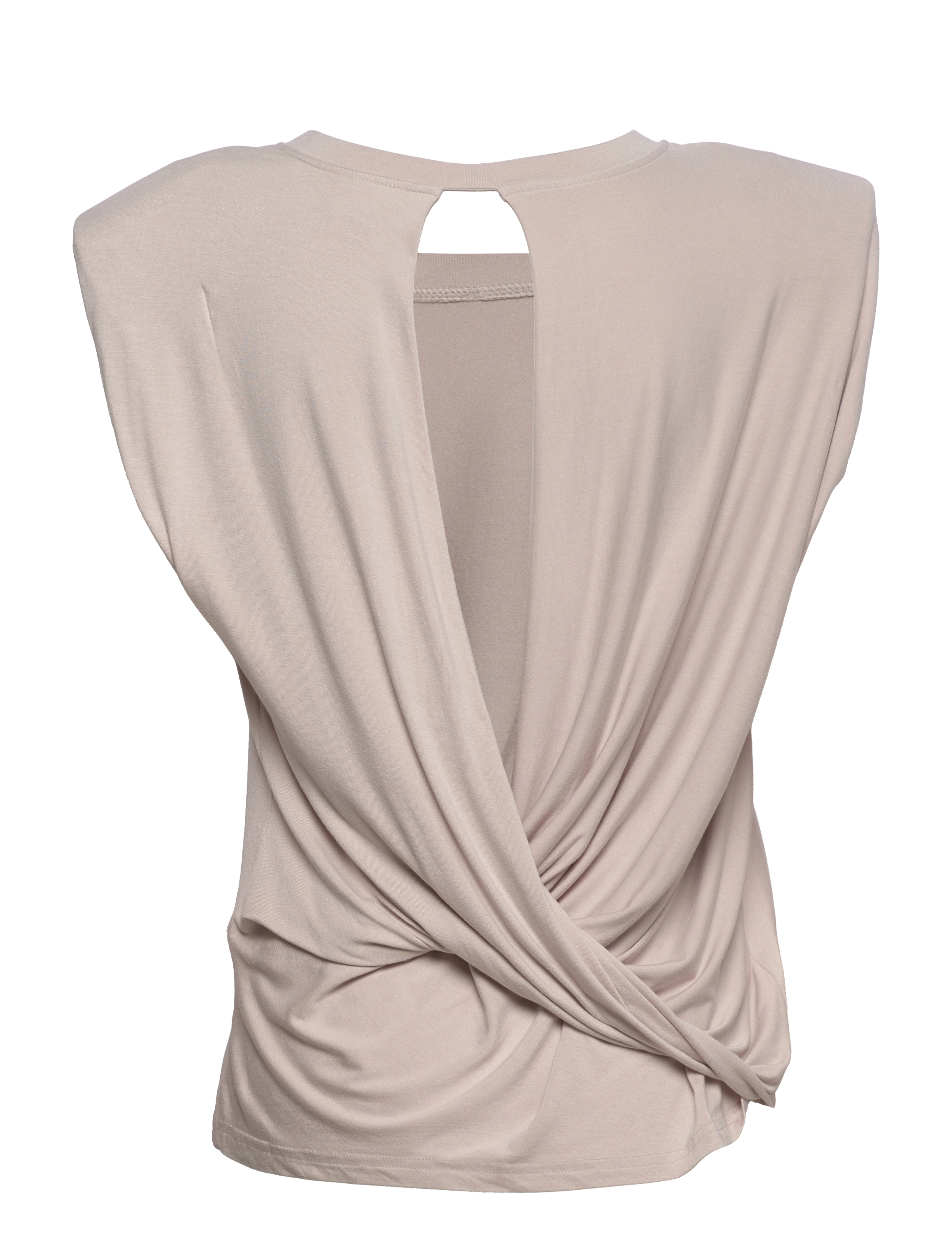 Dante6 - Danton drapey tee - chalk - 1