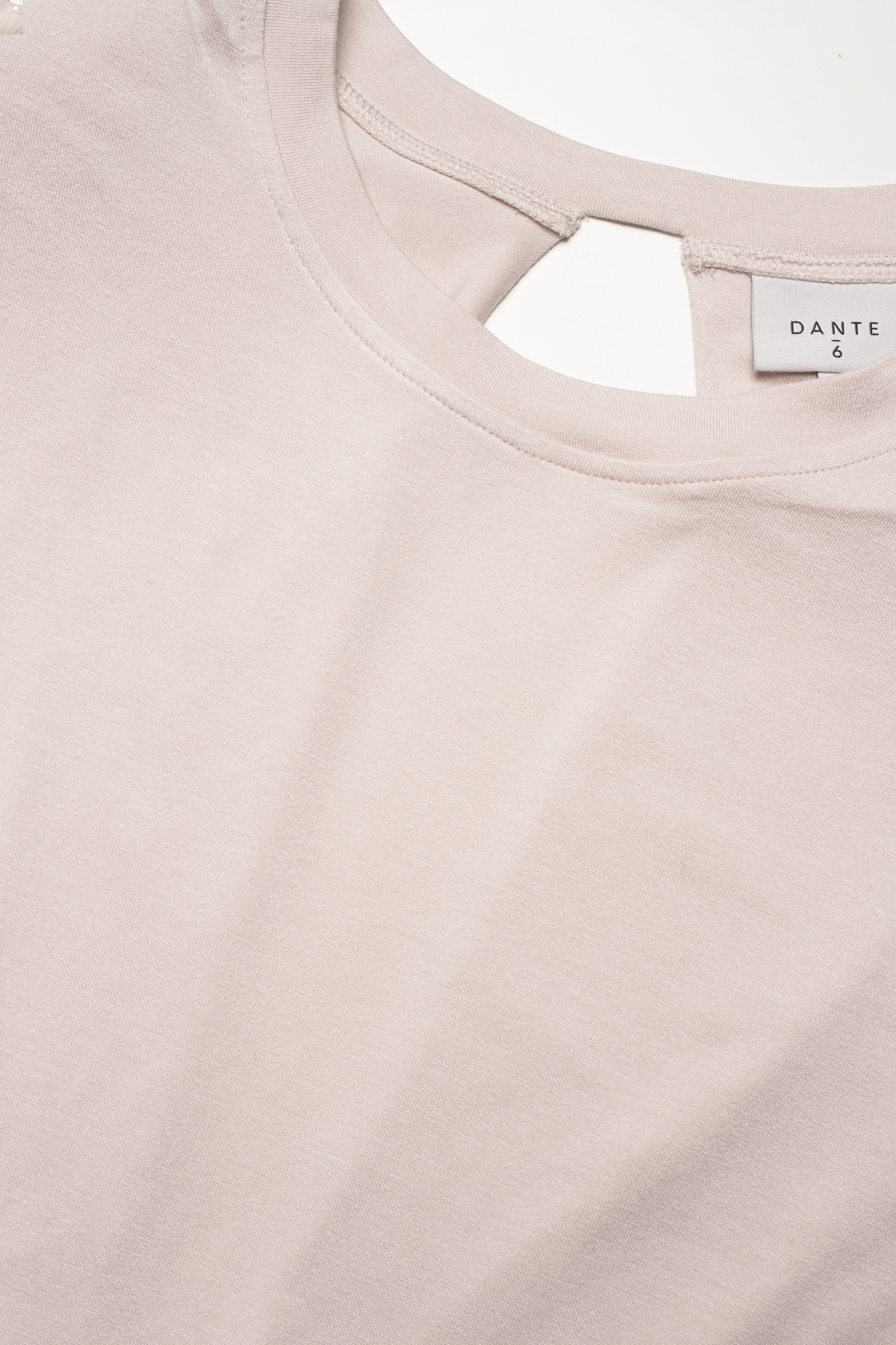 Dante6 - Danton drapey tee - chalk - 2
