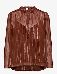 Dante6 - Heiden celebration blouse - blouses met lange mouwen - brick red - 0