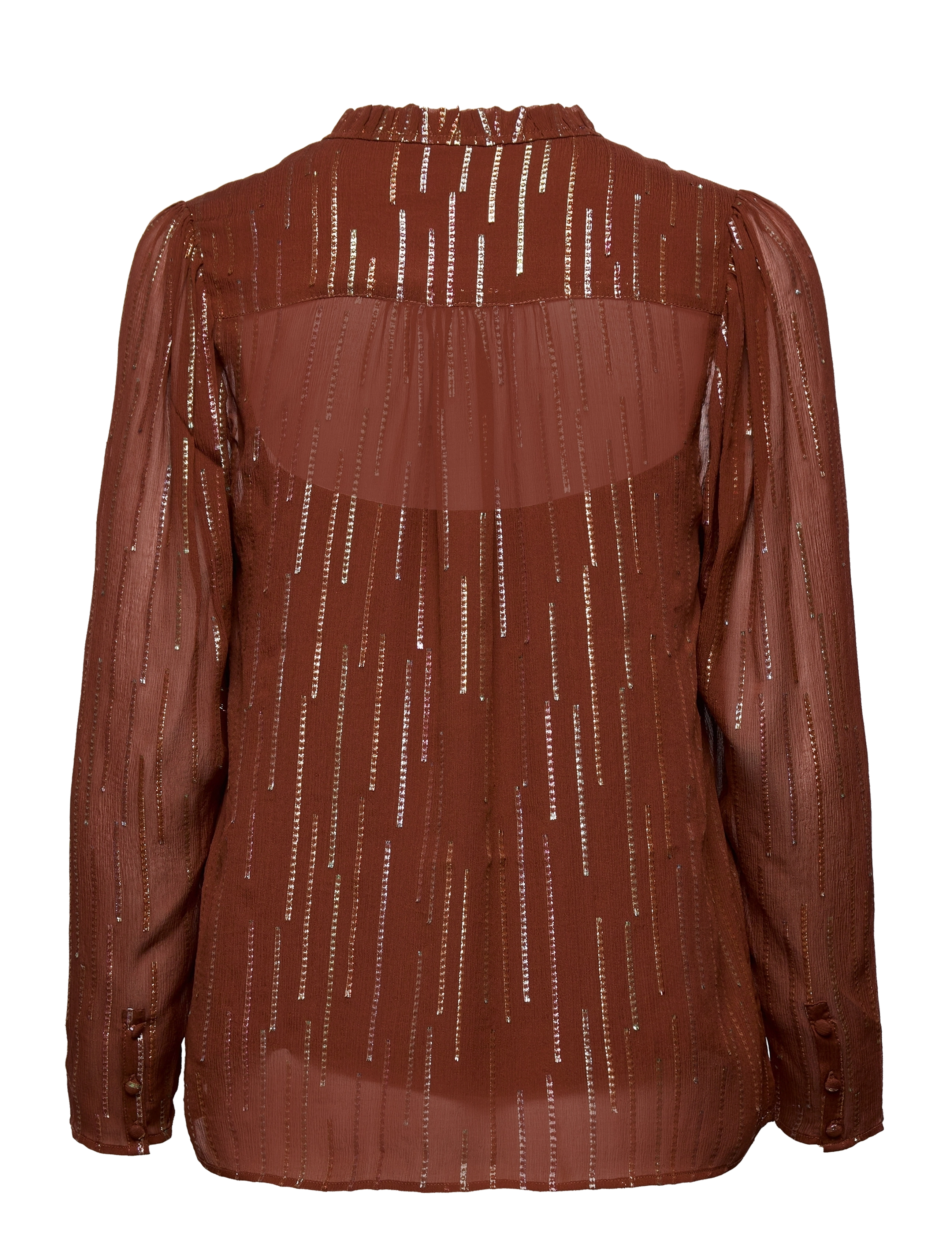Dante6 - Heiden celebration blouse - brick red - 1