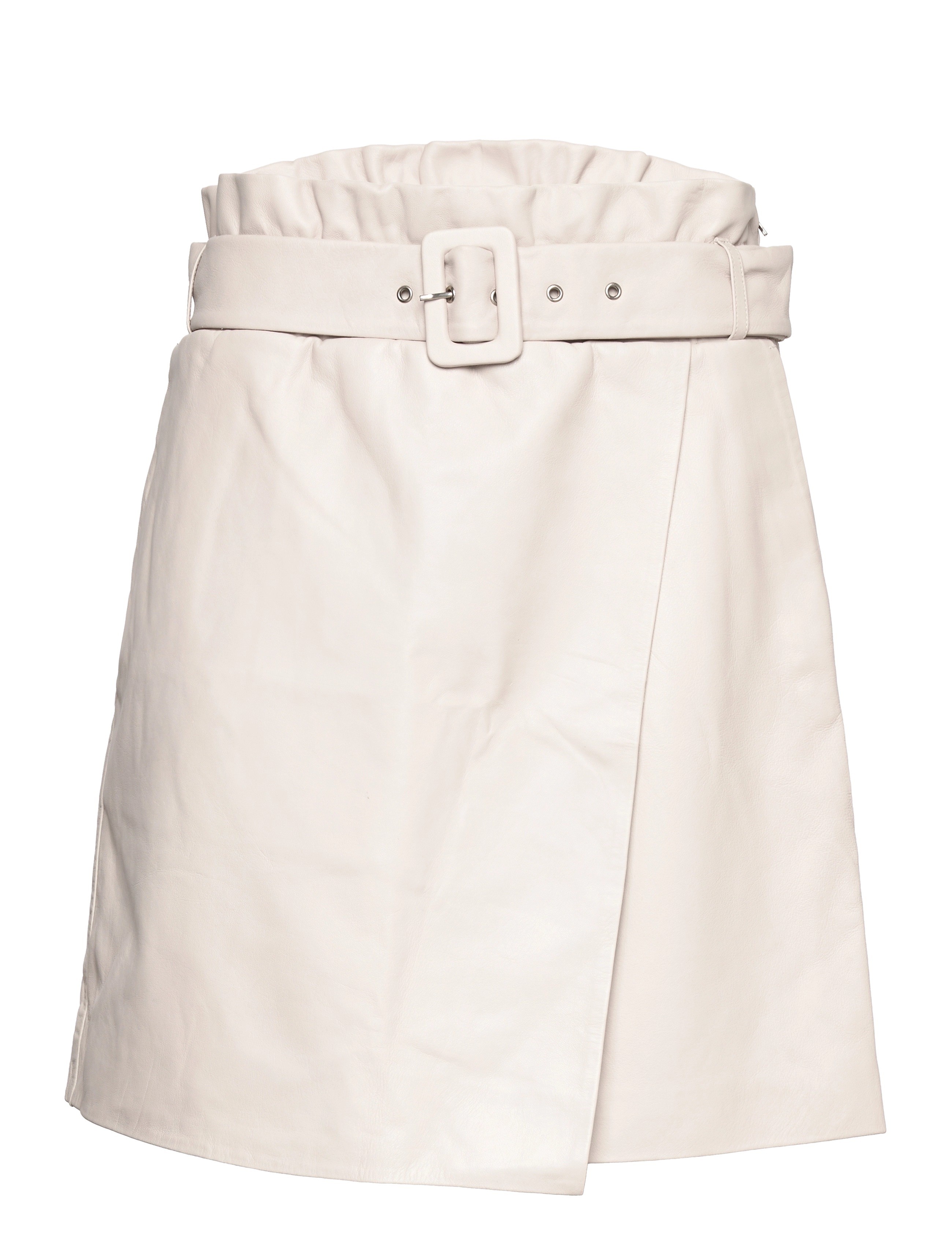 Dante6 - Leith leather skirt - powder puff - 0