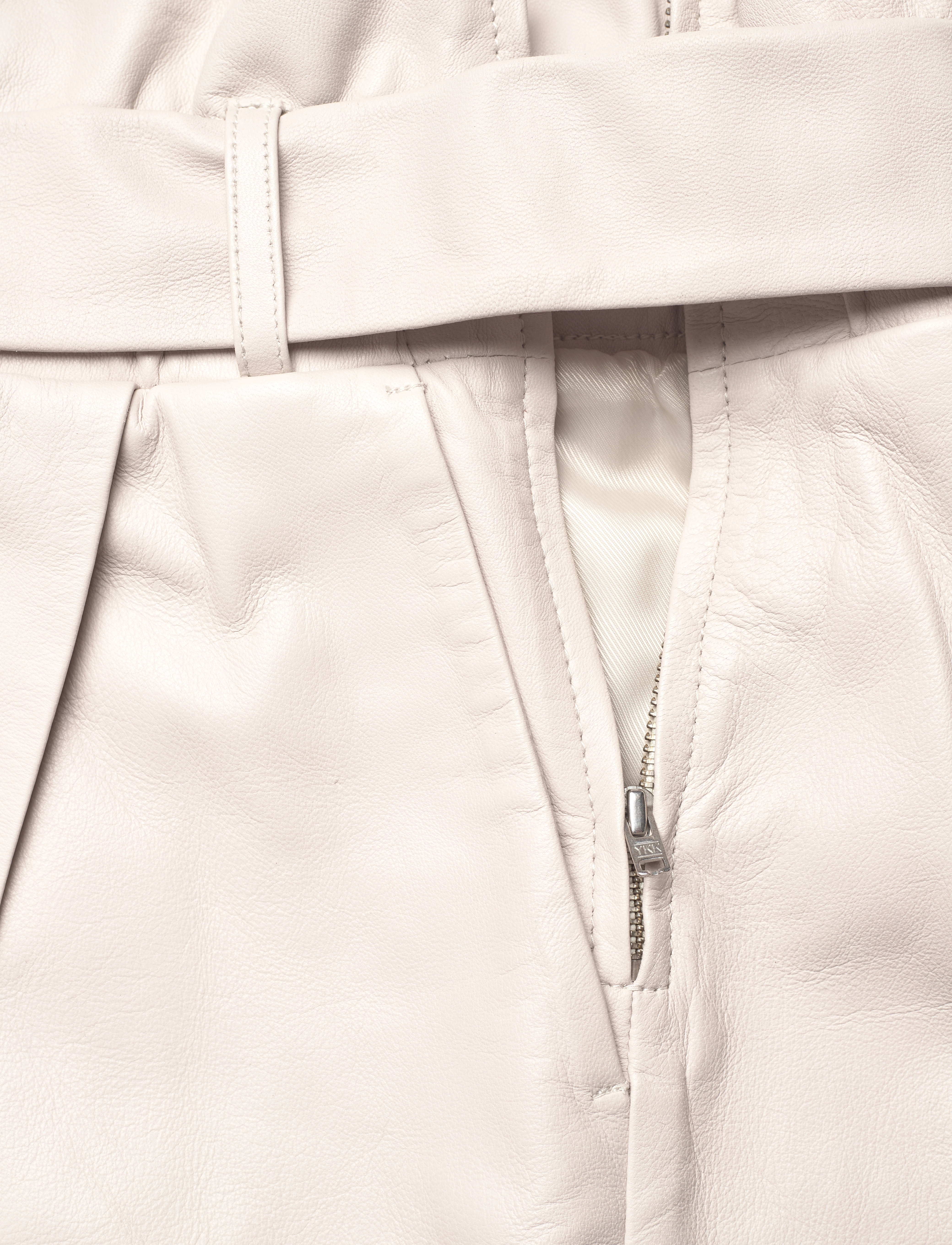 Dante6 - Leith leather skirt - powder puff - 5