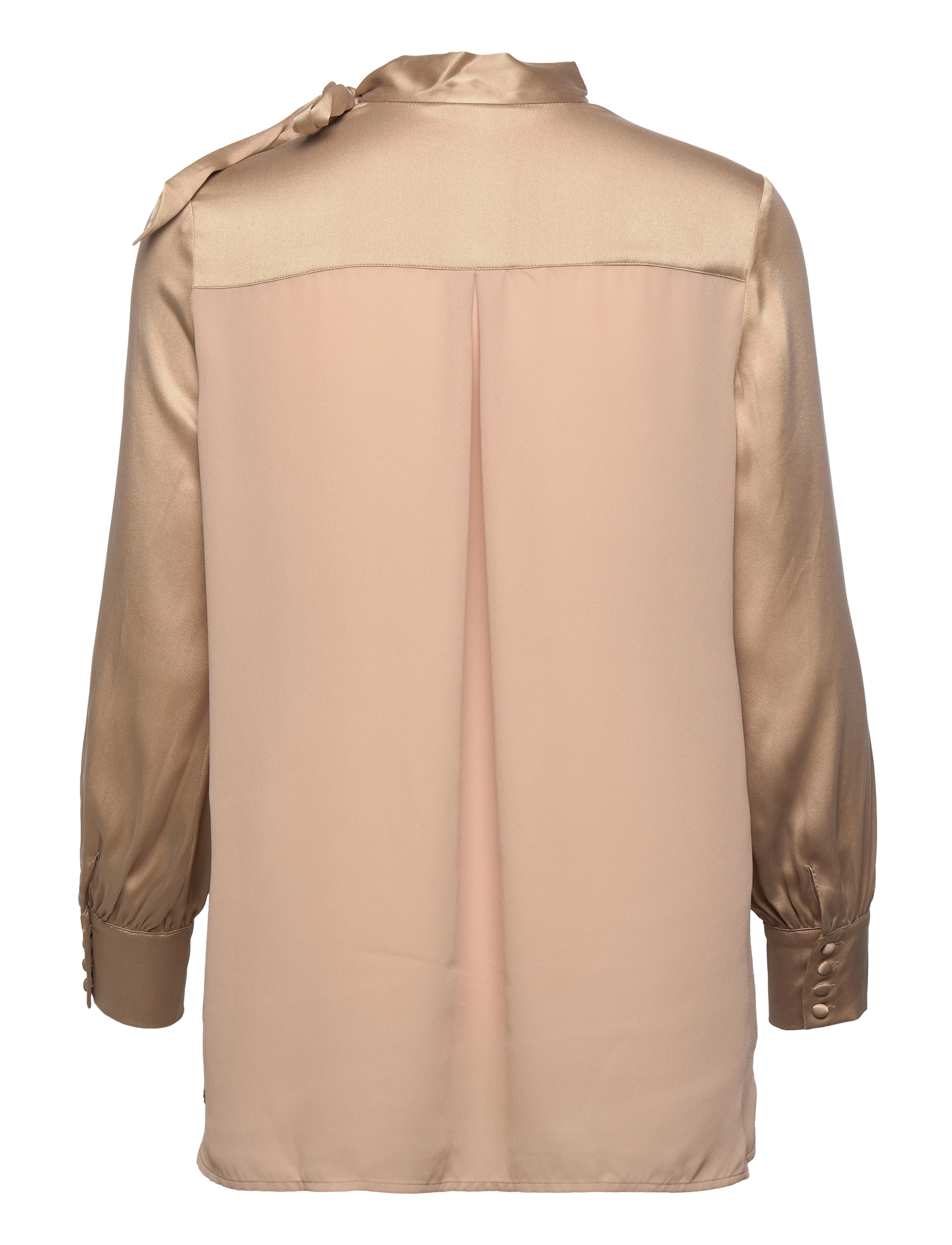 Dante6 - Iman stretch silk top - beige eclipse - 1