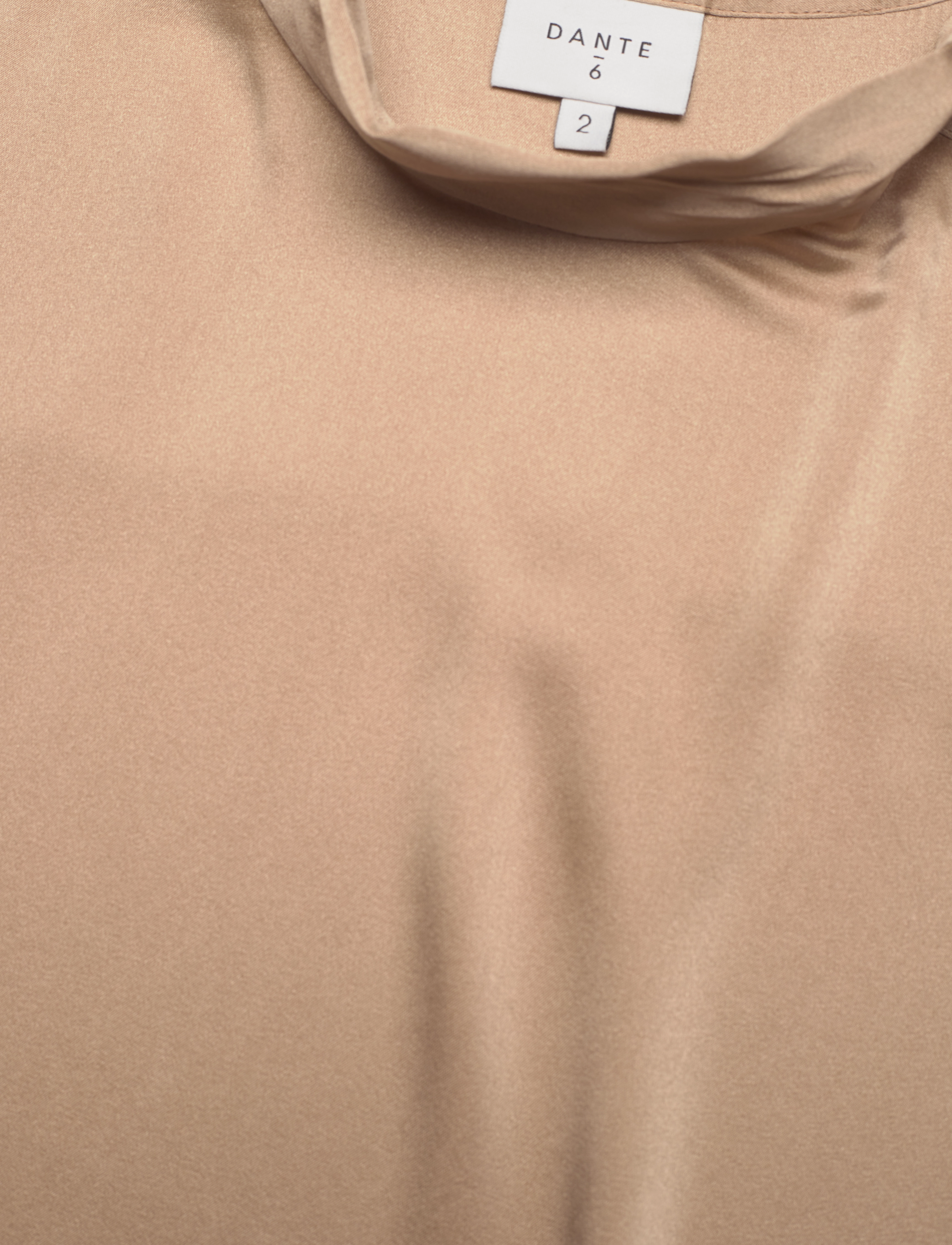 Dante6 - Iman stretch silk top - beige eclipse - 2