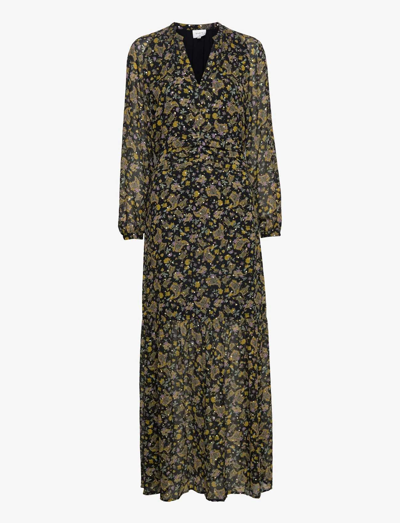 Dante6 - Edie foil print dress - maxi kjoler - multicolour - 0