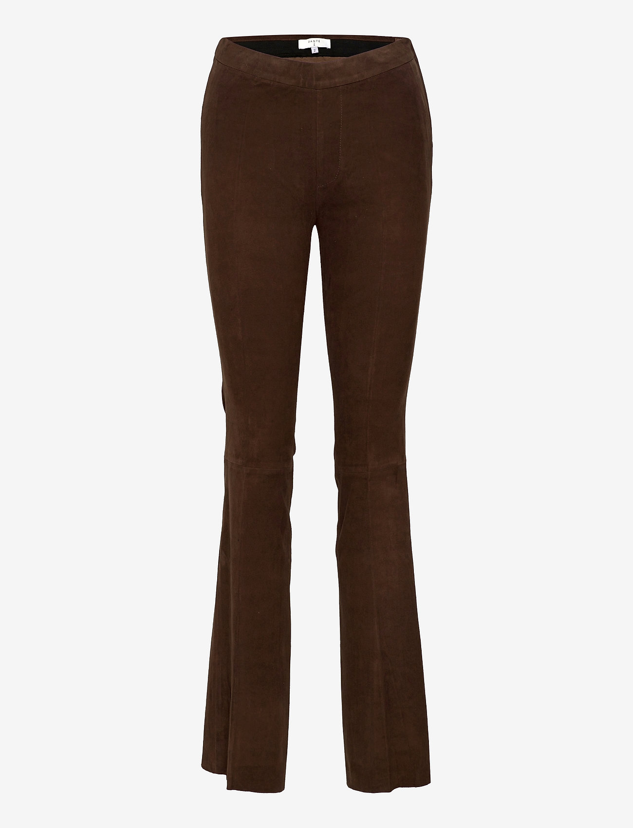 Dante6 - Dollmann flare suede pants - chocolate - 0