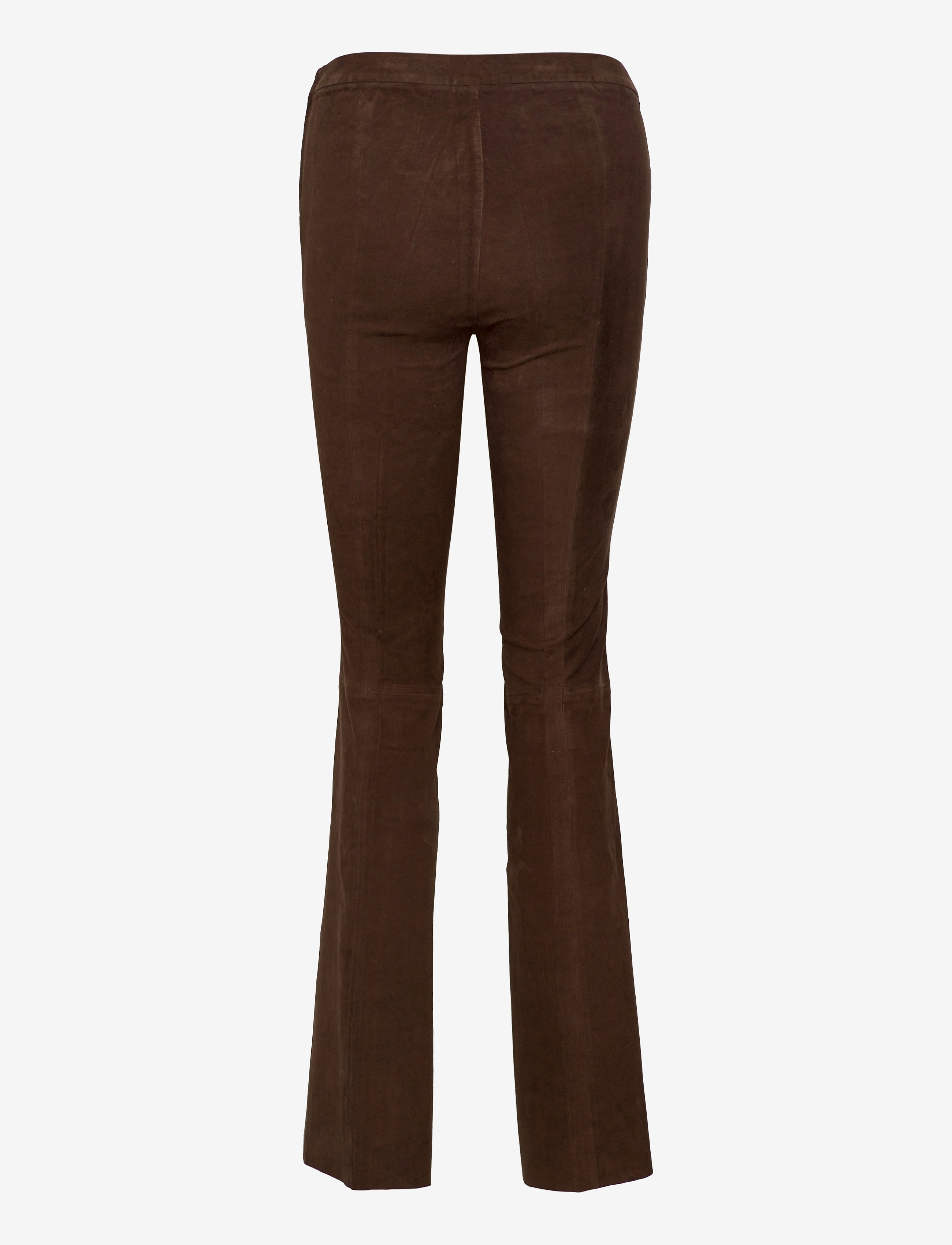 Dante6 - Dollmann flare suede pants - chocolate - 2