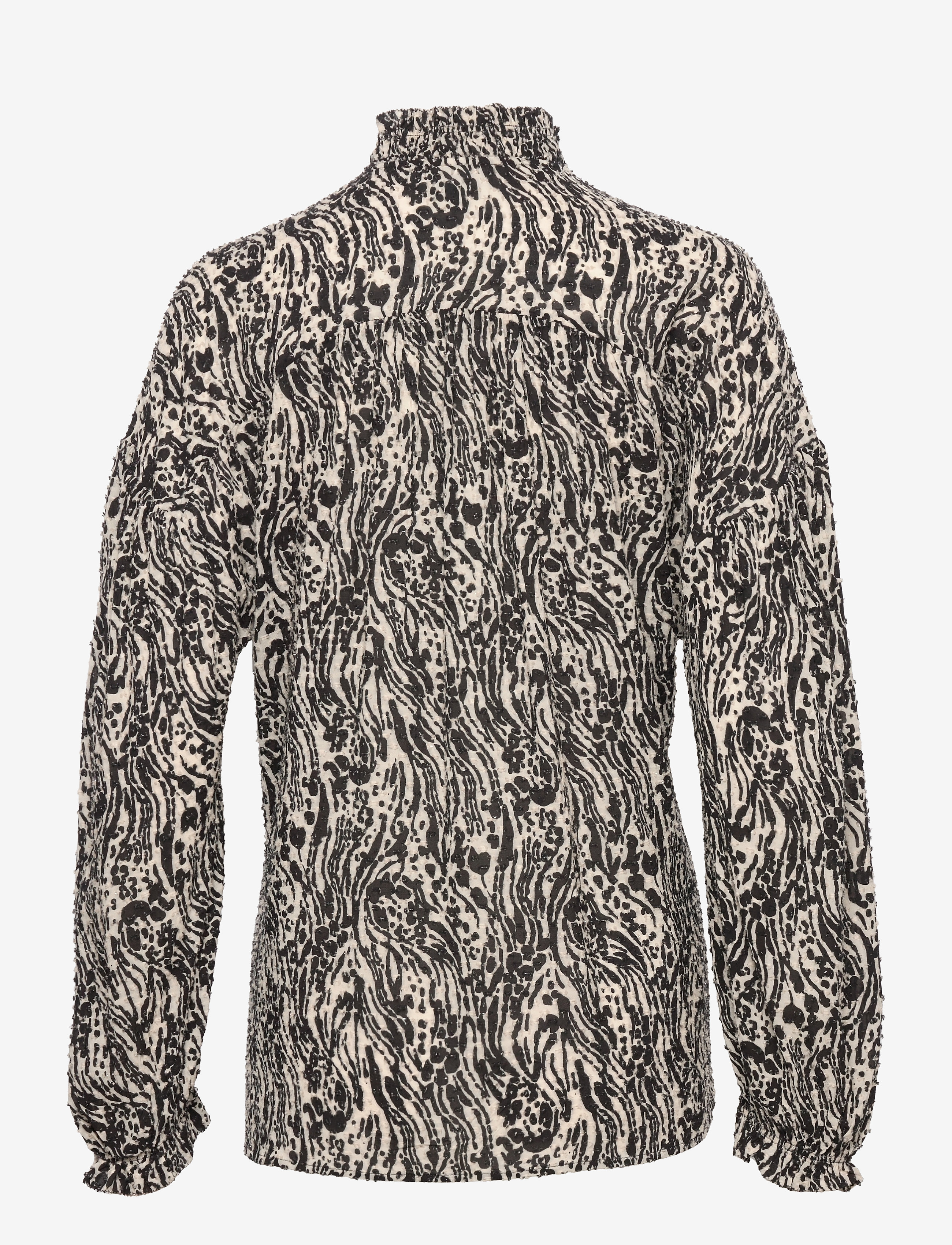 Dante6 - Cameron print top - langärmlige blusen - raven - 2