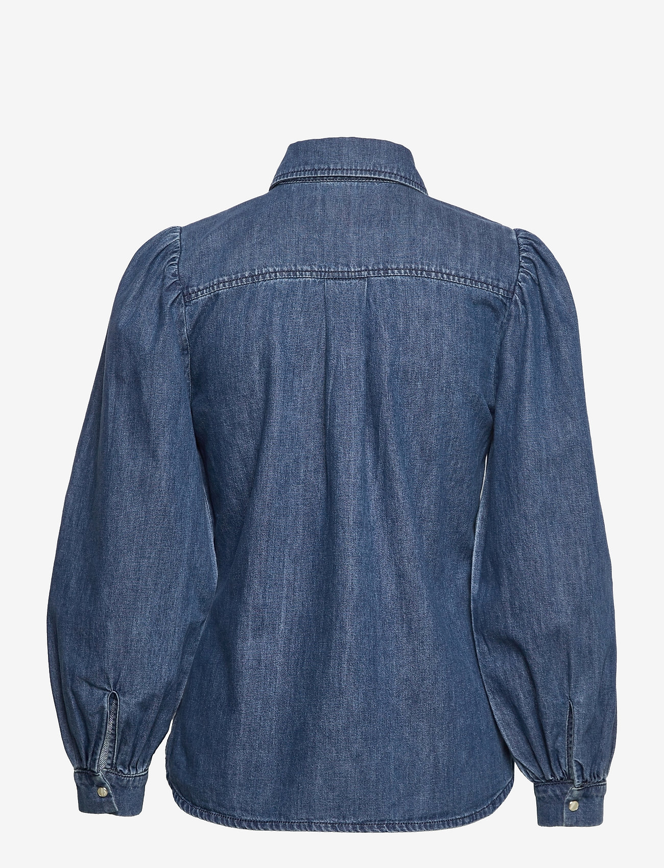 Dante6 - Percey denim blouse - vintage blue - 2
