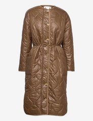 Dante6 - Reece quilted coat - spring jackets - brown sugar - 0